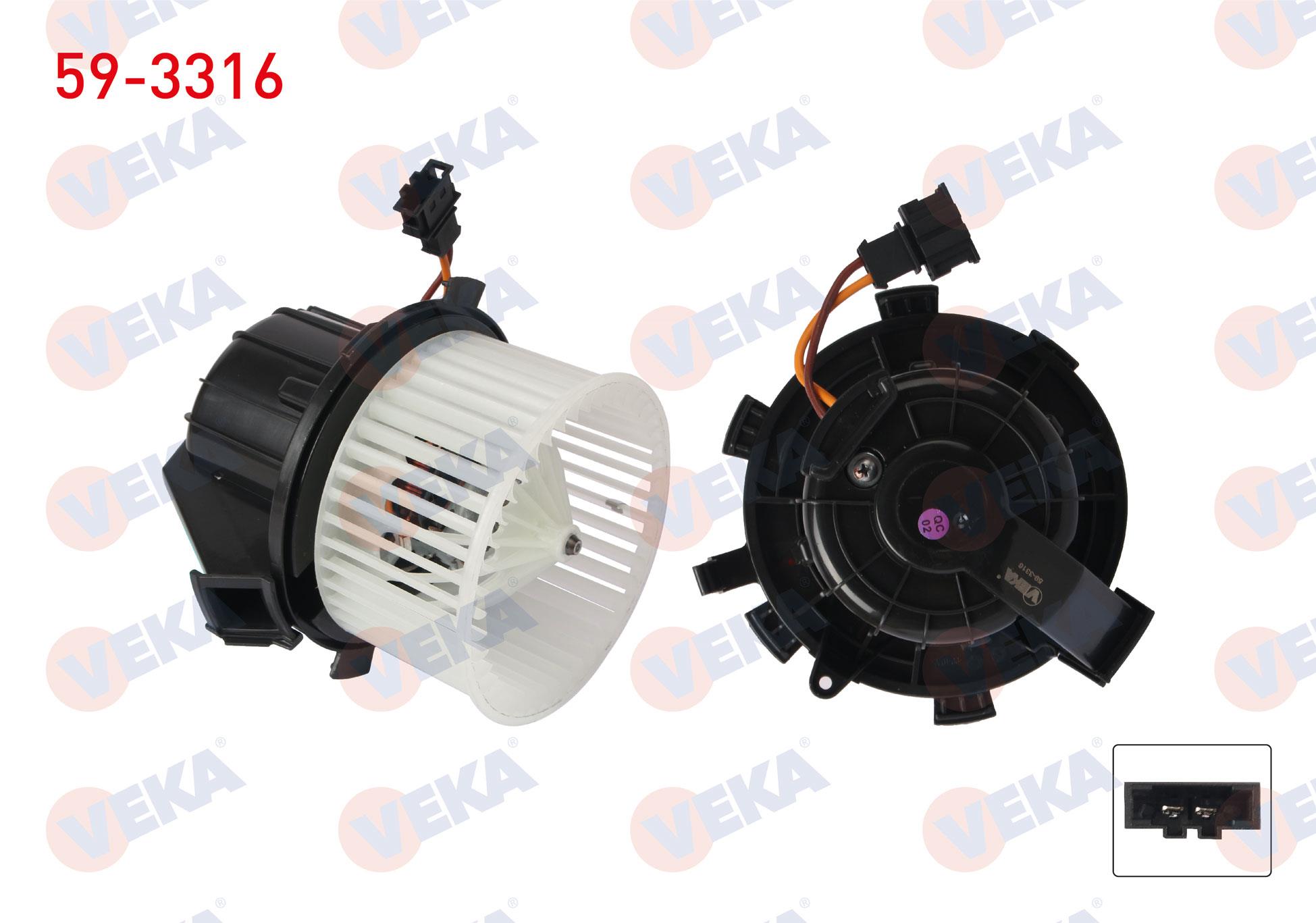 KALORIFER MOTORU 356W PEUGEOT 407 2004-2011 / CITROEN C5 III 2008-2015