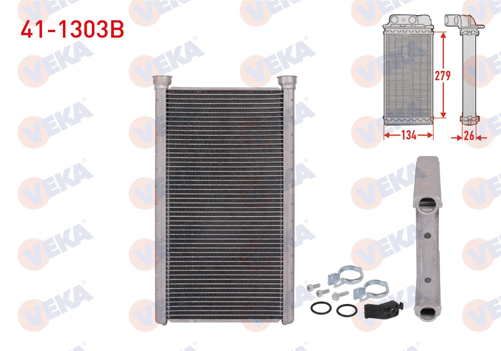 KALORIFER RADYATORU BRAZING (5.5mm fin) AUDI A6 (4G2) 2010- / A7 (4GA) 2010- / A8 (4H2) 2009-