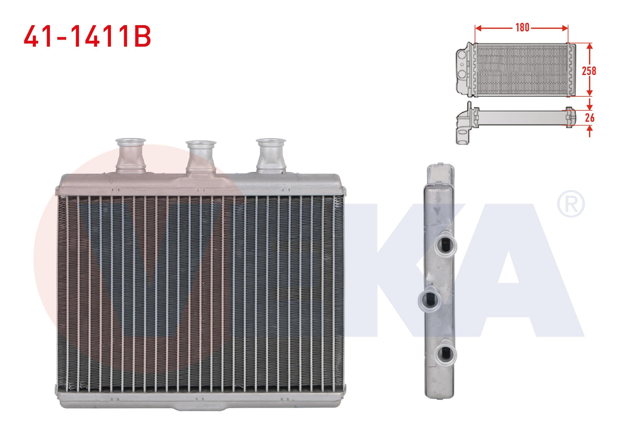 KALORIFER RADYATORU BRAZING BMW 7 SERISI (E65,E66) 730 D - 730 i - 730 Li - 735 Li - 740 D - 740 i - 745 i - 750 Li 2001-2009