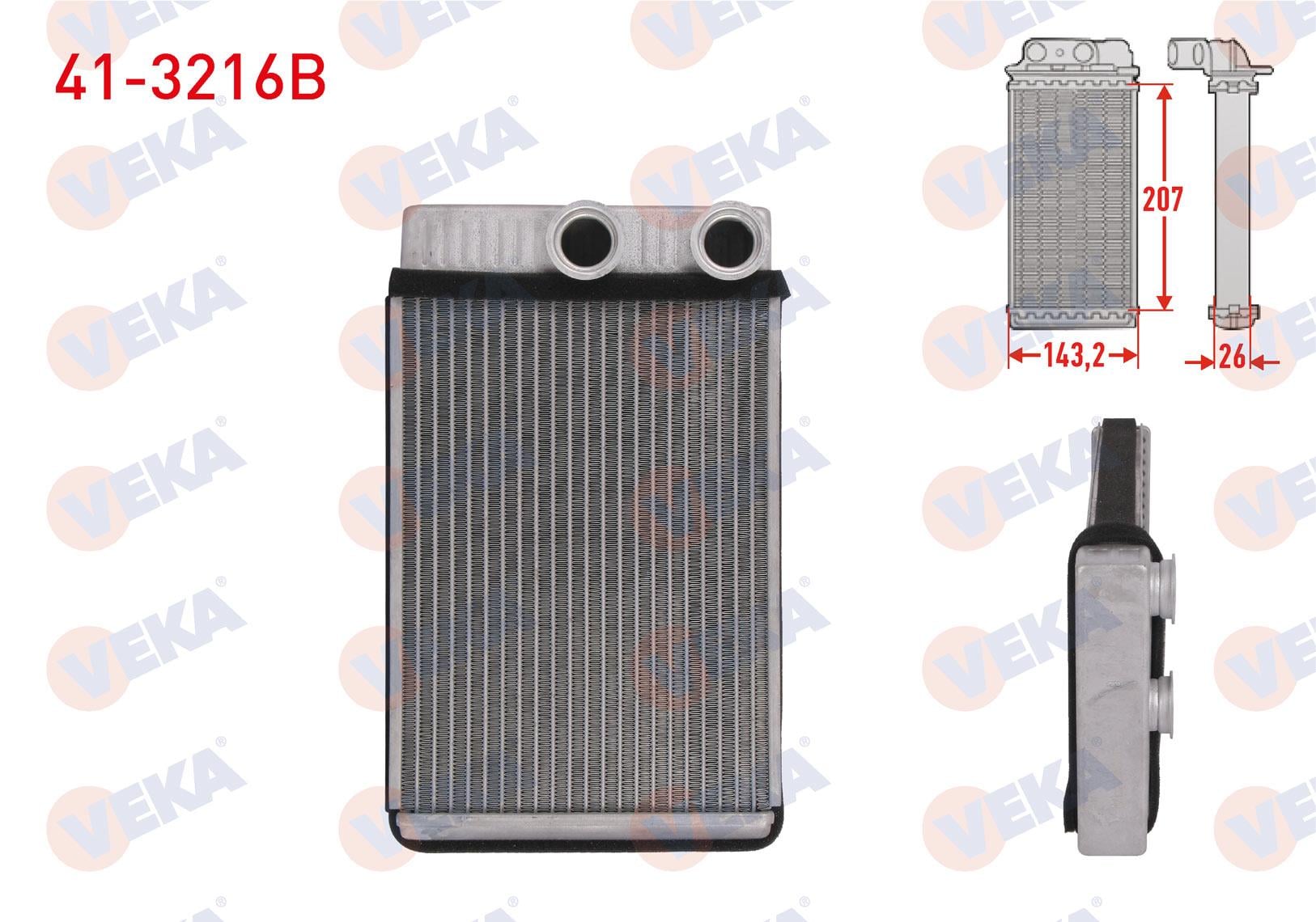 KALORIFER RADYATORU BRAZING CHEVROLET CRUZE (J300) 1.6 - 2.0 CDI 2009-2014 / OPEL INSIGNIA A 1.6 CDTI - 1.6 T - 2.0 CDTI 2015-/ MERIVA B 1.3 CDTI - 1.4i - 1.7 CDTI2010-2013