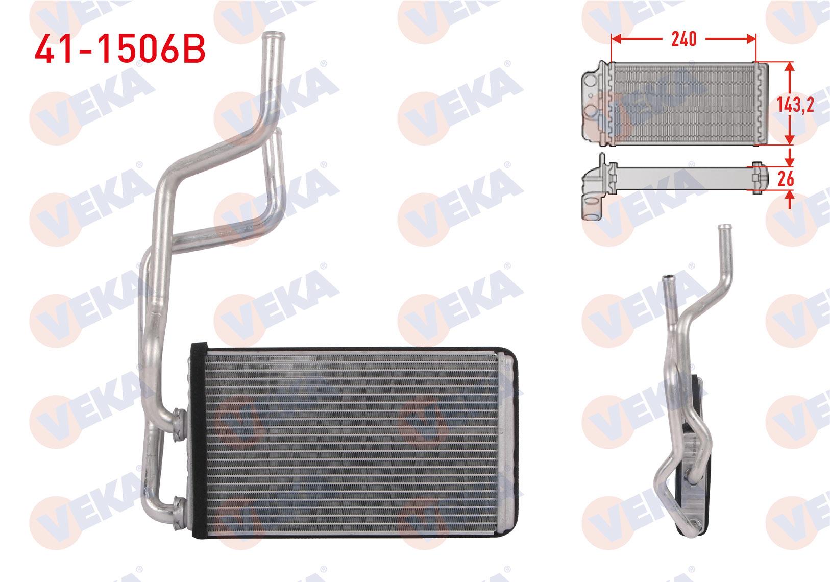 KALORIFER RADYATORU BRAZING CITROEN C4 AIRCROSS 1.6 HDI 12-/ PEUGEOT 4007 2.2 HDI 07-13/ 4008 1.6 HDI 12-/ MITSUBISHI LANCER VIII 1.5 - 1.6 MIVEC - 1.8 08-/ OUTLANDER II 2.0 06-12/ ASX 1.6 MIVEC 10-