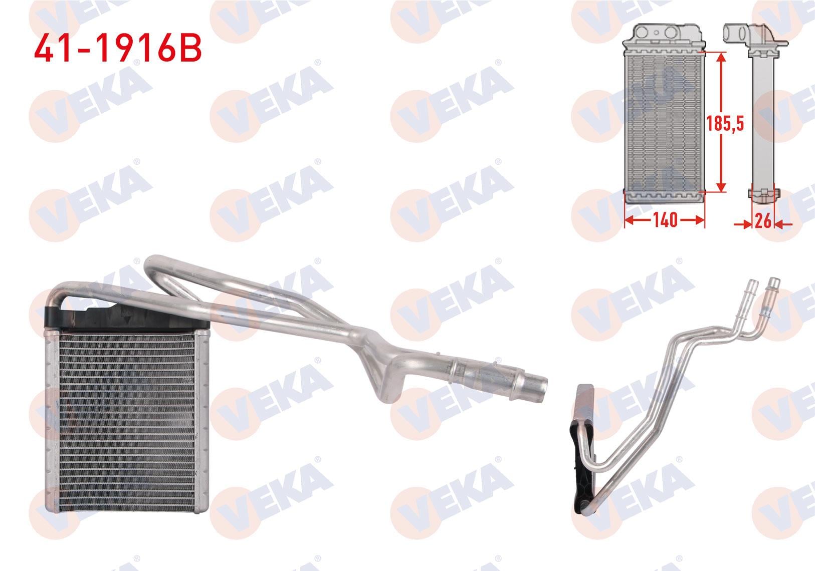 KALORIFER RADYATORU BRAZING FORD TRANSIT COURIER 1.5 TDCI 2014-