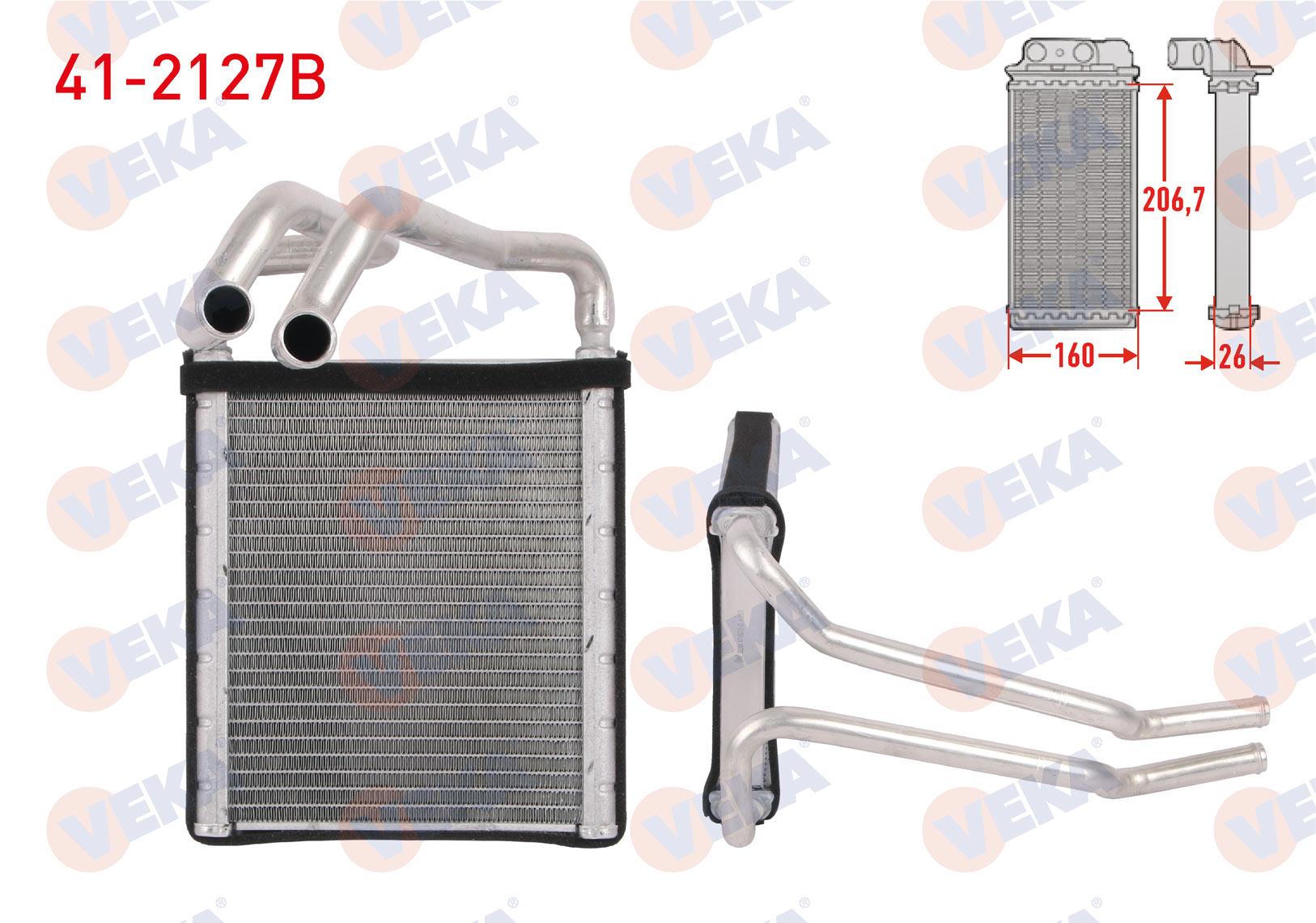 KALORIFER RADYATORU BRAZING HYUNDAI ELANTRA V 1.6 CRDI 2011-2015 / I30 (GD) 1.6 - 1.6 CRDI 2011-2015 / KIA CEED (JD) 1.4 CVVT - 1.6 CRDI - 1.6 GDI 2012-