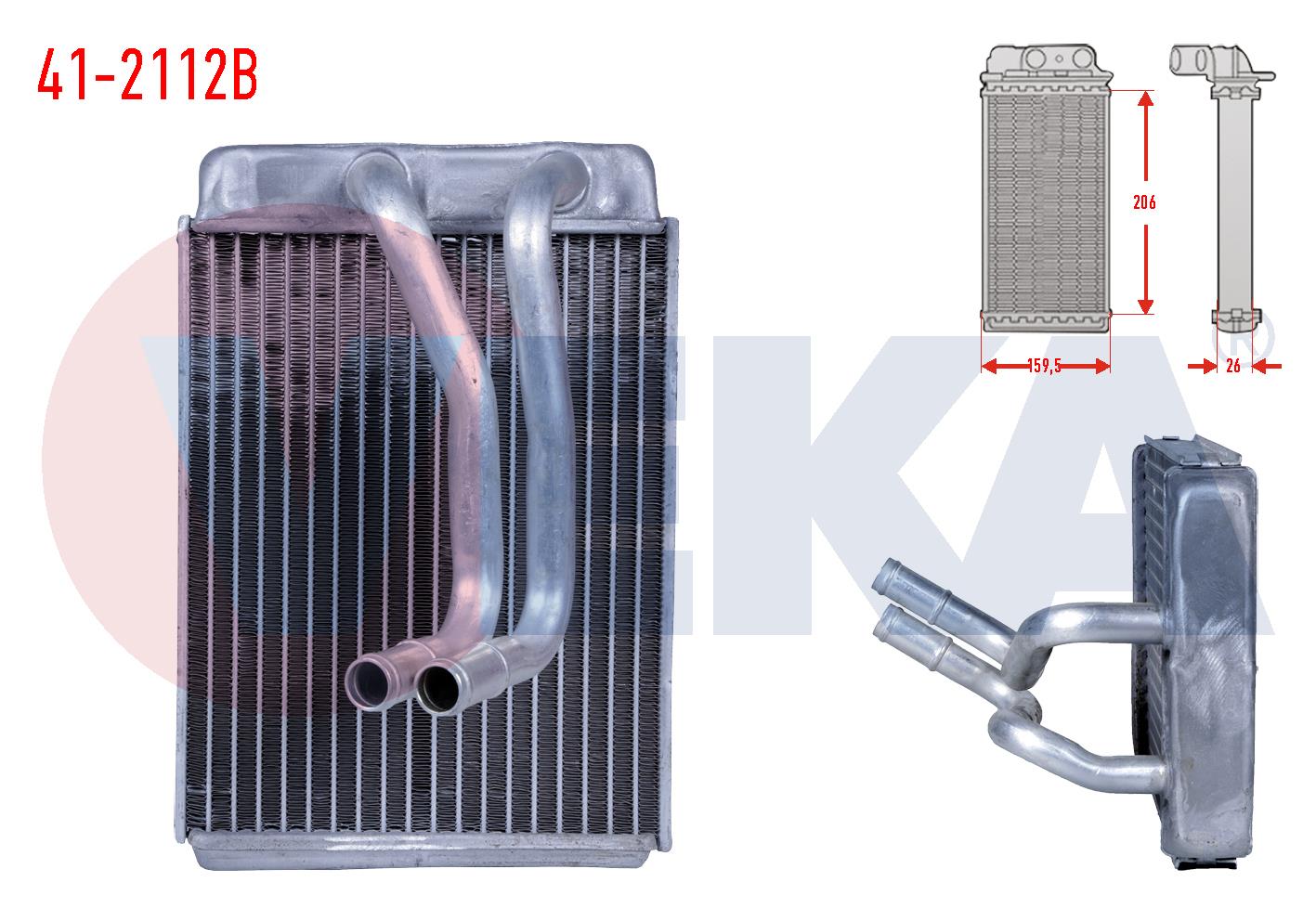 KALORIFER RADYATORU BRAZING HYUNDAI SONATA IV 2.0i 1998-2004
