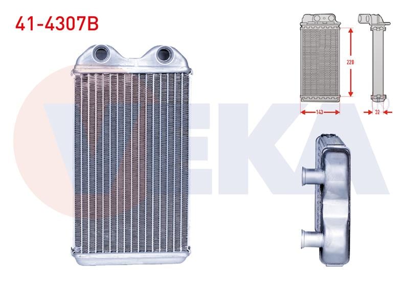KALORIFER RADYATORU BRAZING TOYOTA HI-LUX (_N_) 2.4 D UZUN CIKIS 1983-2005