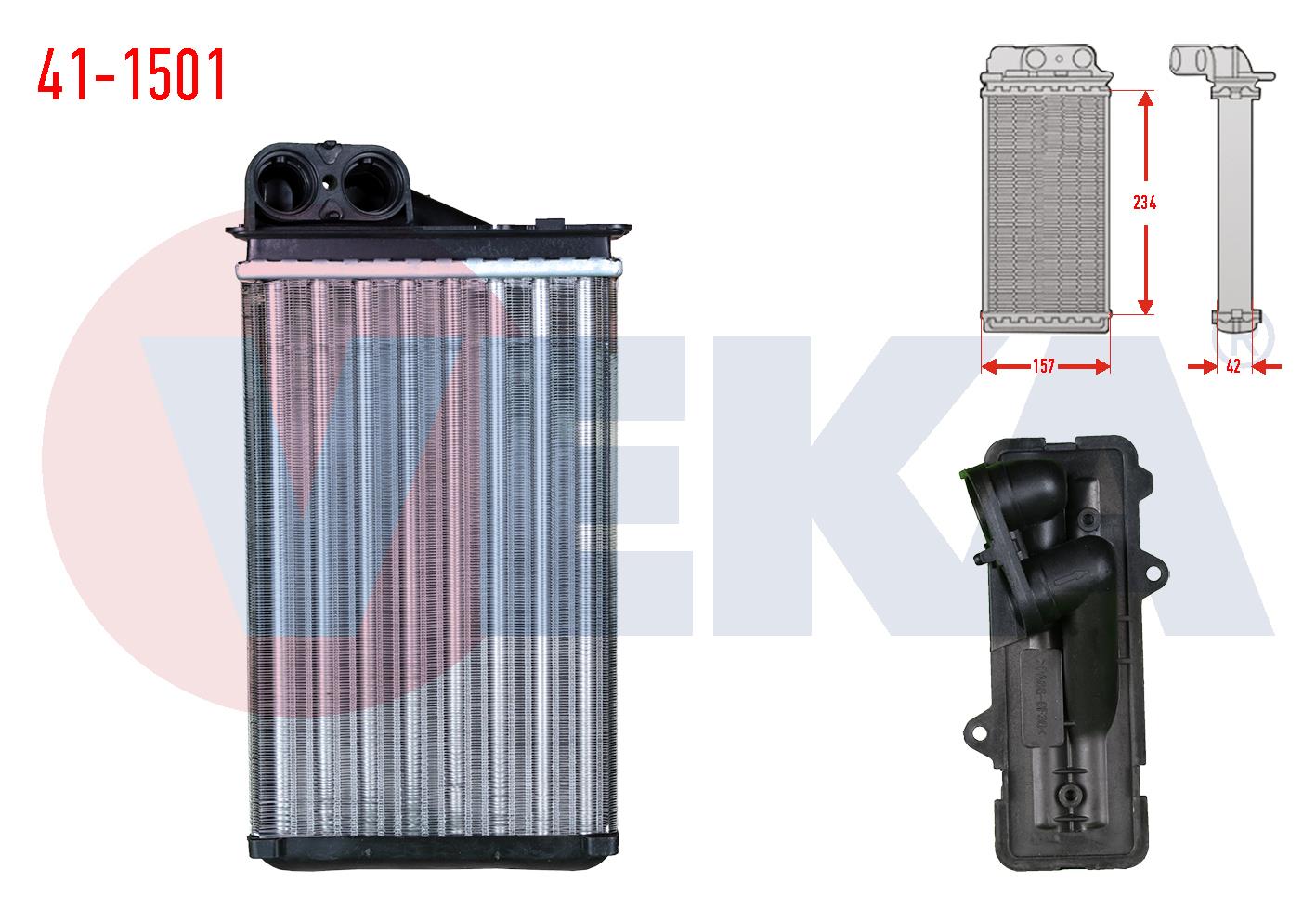 KALORIFER RADYATORU MEKANIK CITROEN C5 I (DC) 2.0 HDI 2001-2004
