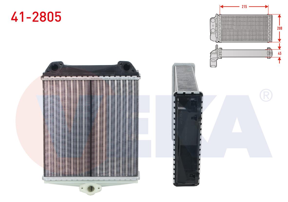KALORIFER RADYATORU MEKANIK MERCEDES S SERISI (W126) 260 SE - 300 SE - 300 SEL - 500 SE - 500 SEL 1979-1991