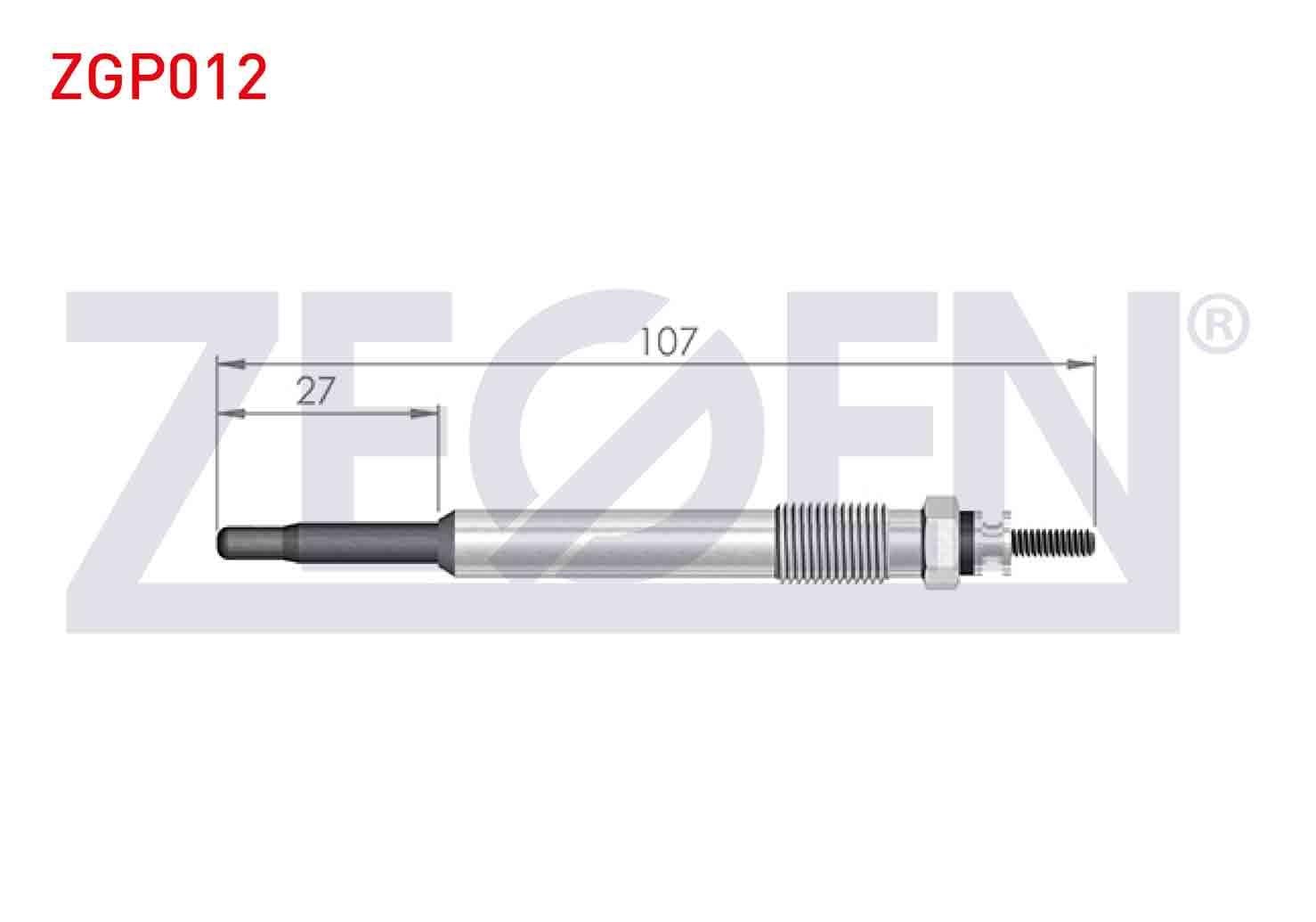 KIZDIRMA BUJI 11V CITROEN BERLINGO 2.0HDI 1996-2008 / PEUGEOT PARTNER (5,5F) 2.0HDI 1996-2008 / 307 (3A/C) 2.0HDI 2000-2007 (DW10)