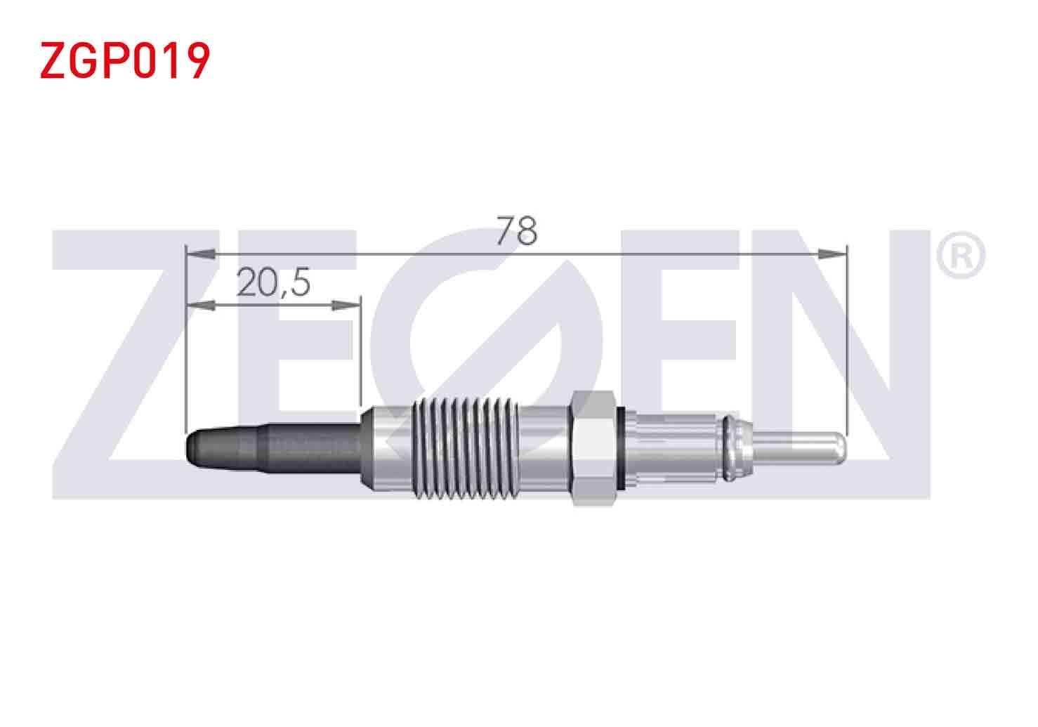 KIZDIRMA BUJI 11V FIAT DOBLO (119,223) 1.9D 2001-2010