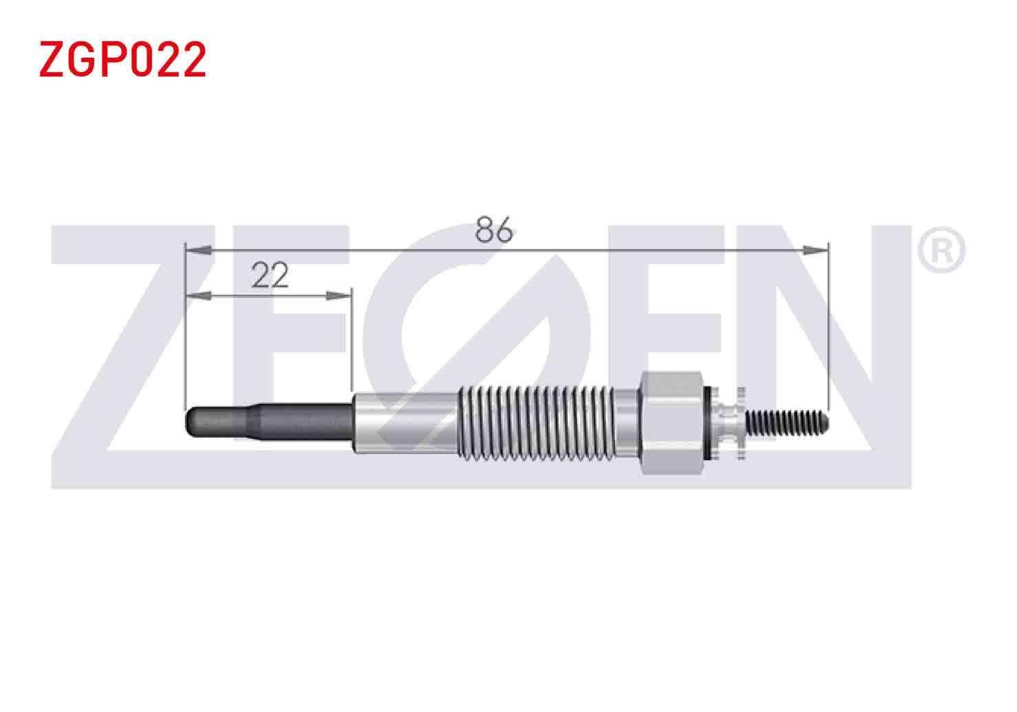 KIZDIRMA BUJI 11V FORD RANGER 2.5TDCI 1999-2002 / SUZUKI GRAND VITARA I (FT,GT) 2.0TDI 1998-2003 / MAZDA E 2200 (SR2) 2.2D 1984-2004 / B SERIES (UF)