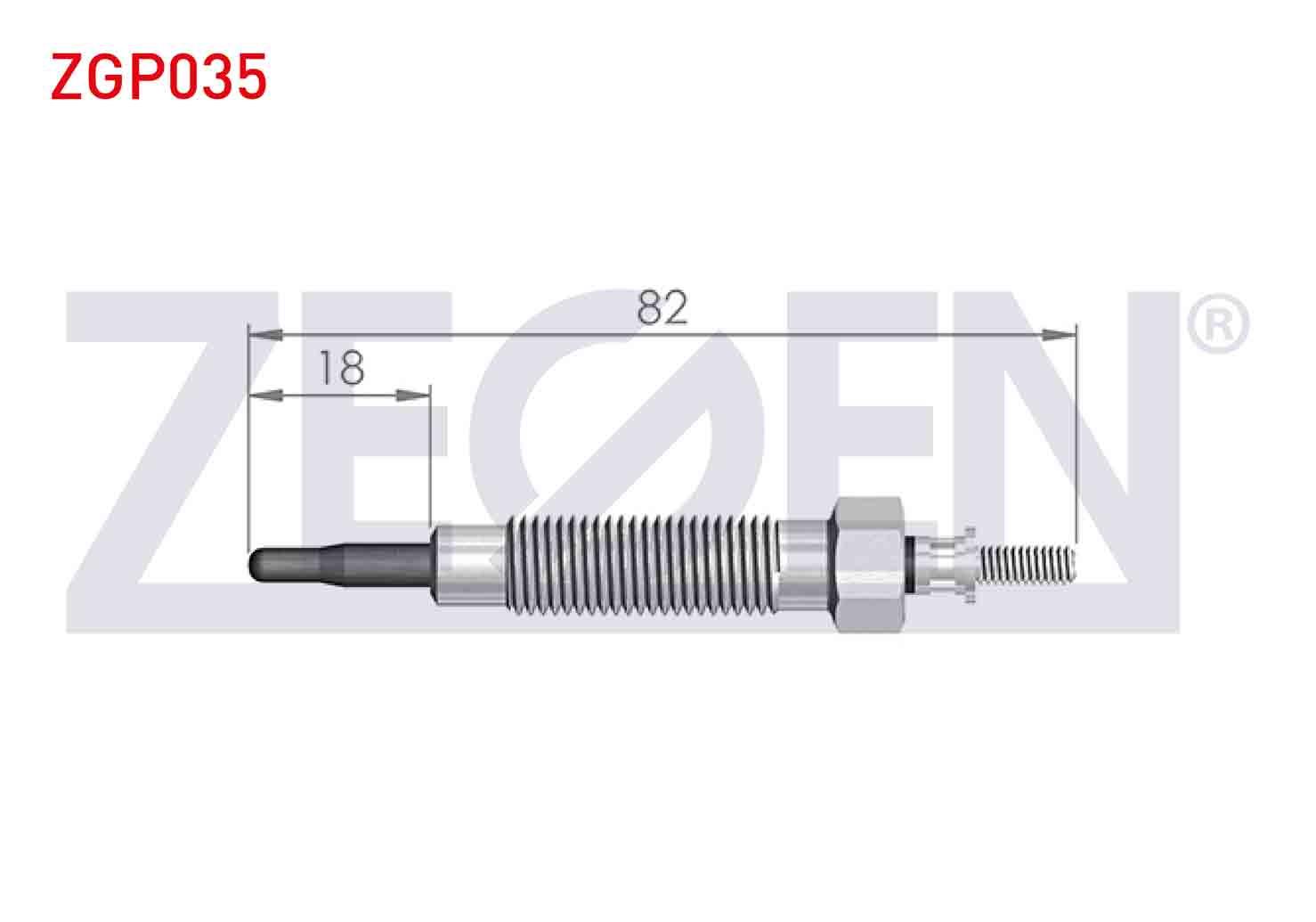 KIZDIRMA BUJI 11V MITSUBISHI L 300 (P0W,P1W) 2.5D 1986-2006 / L200 (K3T,K2T,K1T,K0T) 2.5D 1986-1996 / PAJERO II (V3W,V2W,V4W) 2.5TD 1990-1999 / PROTON PERSONA 400 (C9S) 2.0D 1994-