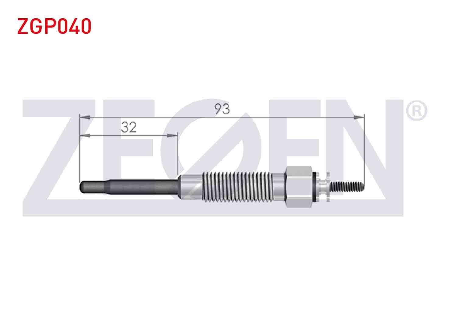 KIZDIRMA BUJI 11V TOYOTA HILUX PICK UP (_N_) 2.5D-4D 1983-2005 / HIACE III (_H10_) 2.4D 1989-1995 / HIACE IV 2.4D 1996- / TOYOTA LAND CRUISER 2.4i 1984-1996 / LAND CRUISER (KDJ15_GRJ15_) 3.0D-4D 2010-