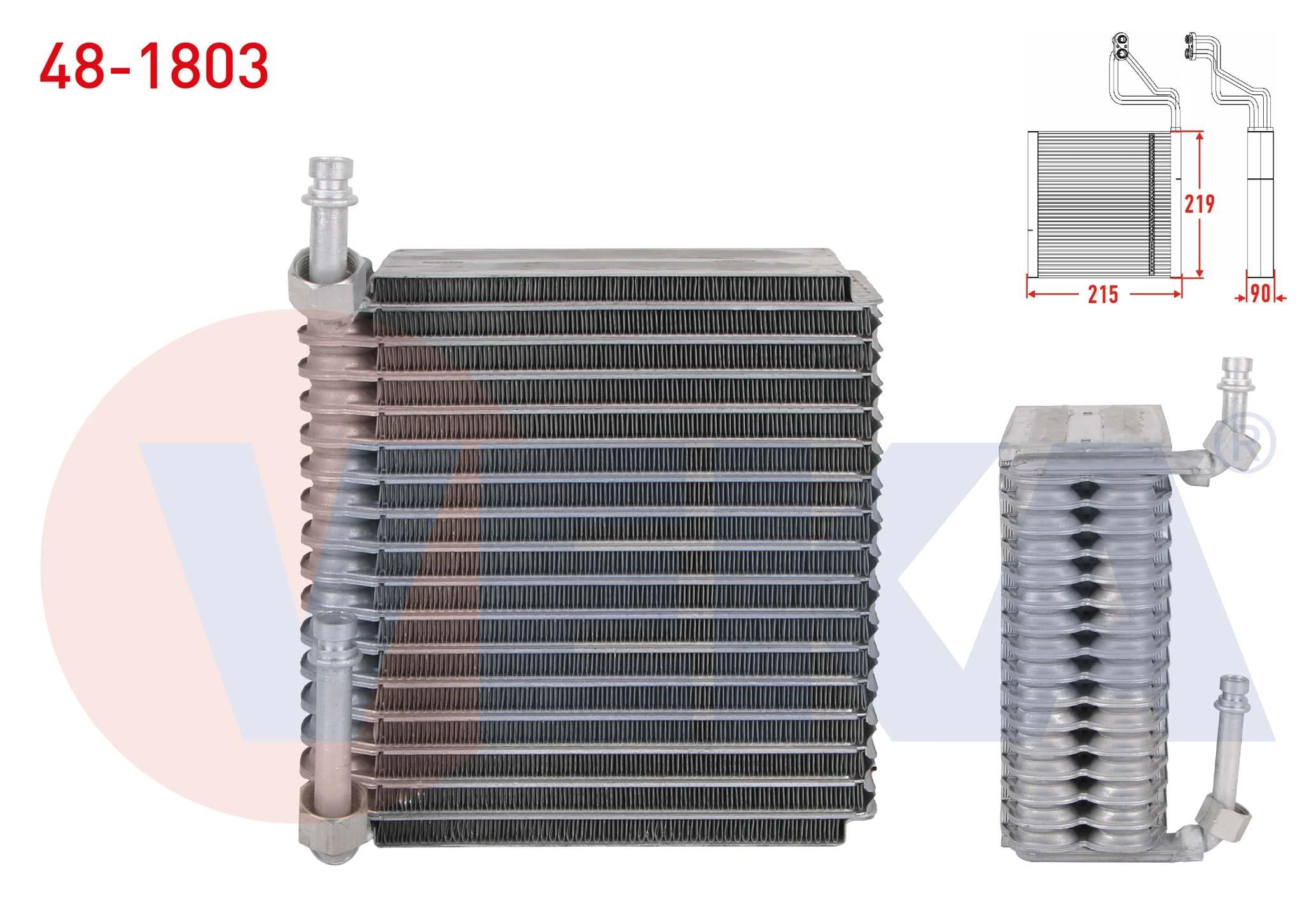 KLIMA EVAPORATORU BORULU 219X215X90 FIAT ALBEA 1.3 JTD - 1.4  2003-2007 / PALIO 1.6i 16v - 1.7 TD 1996-2005