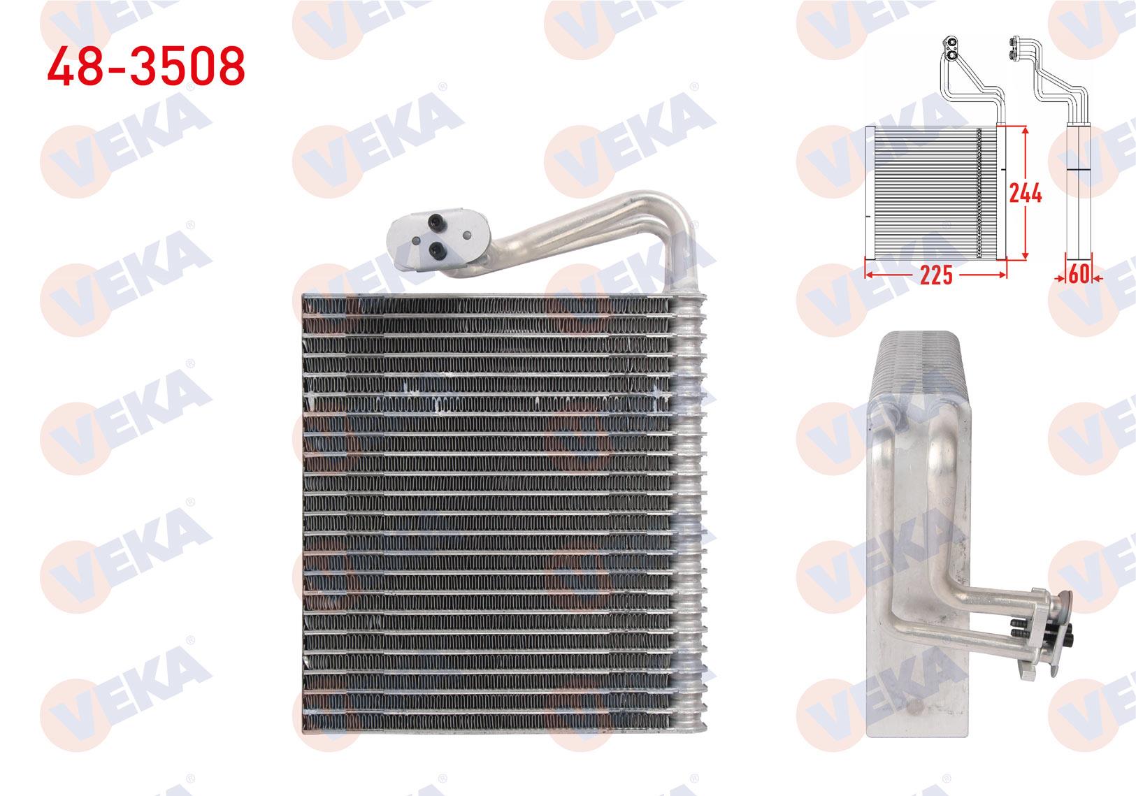 KLIMA EVAPORATORU BORULU 225X244X60 RENAULT MEGANE II 2003-2009 / GRAND SCENIC II 2004-2009