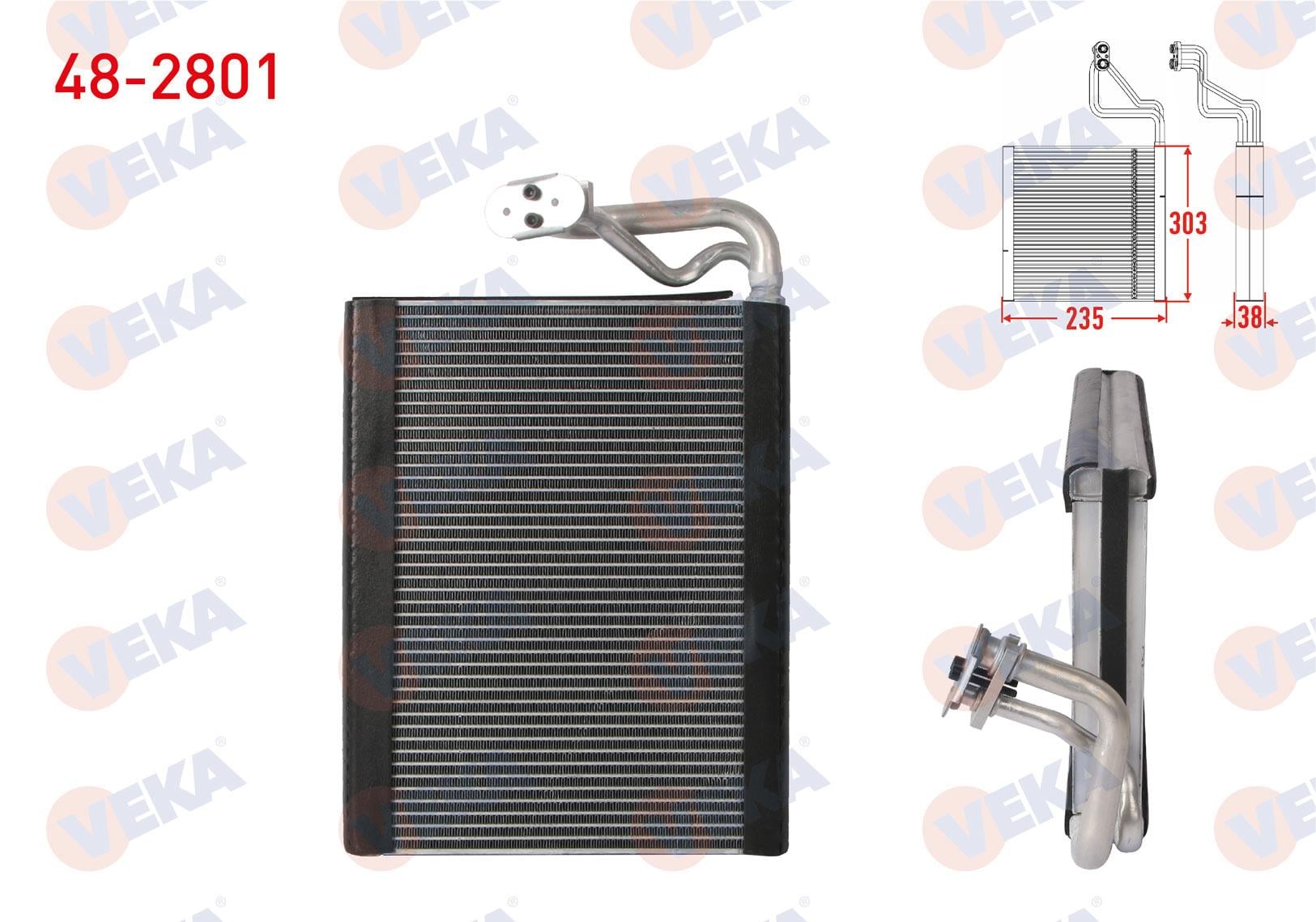 KLIMA EVAPORATORU BORULU 303X235X38 MERCEDES C (W204) 2008-2014 / CLS (C218) 2011-2017 / E (W212) 2009-2015 / GLK (X204) 2008-2015 / SL (R231) 2012-2018 / SLS AMG 2010-2013
