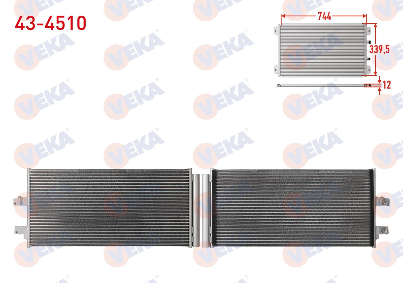 KLIMA RADYATORU (5 mm fin) VOLVO XC40 2.0 D4 2019-