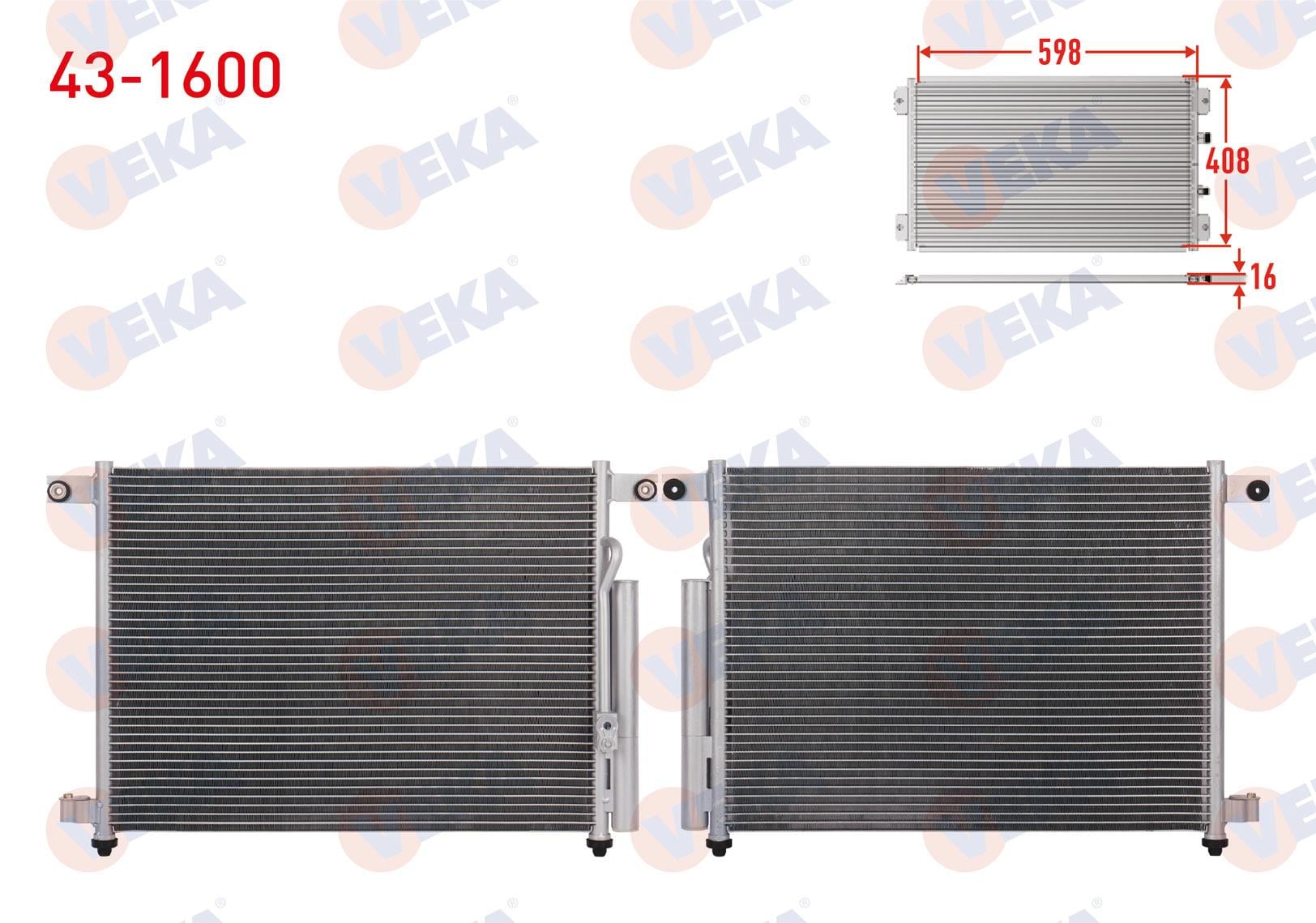 KLIMA RADYATORU CHEVROLET AVEO (T250) 1.4i A-T/M-T 2006-2011