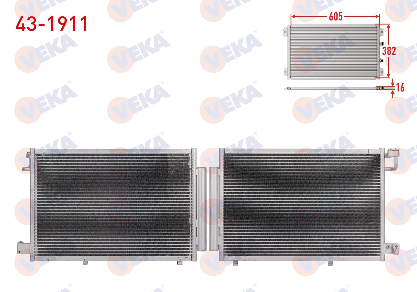 KLIMA RADYATORU FORD FIESTA VI 1.4 TDCI 2008-2012
