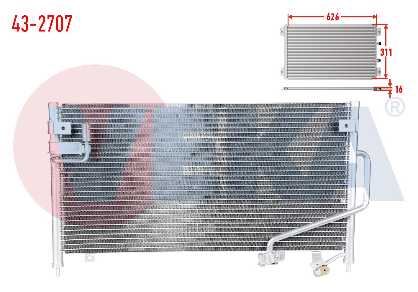 KLIMA RADYATORU MAZDA 323 V (BA) 1.5i 16v 1994-1998