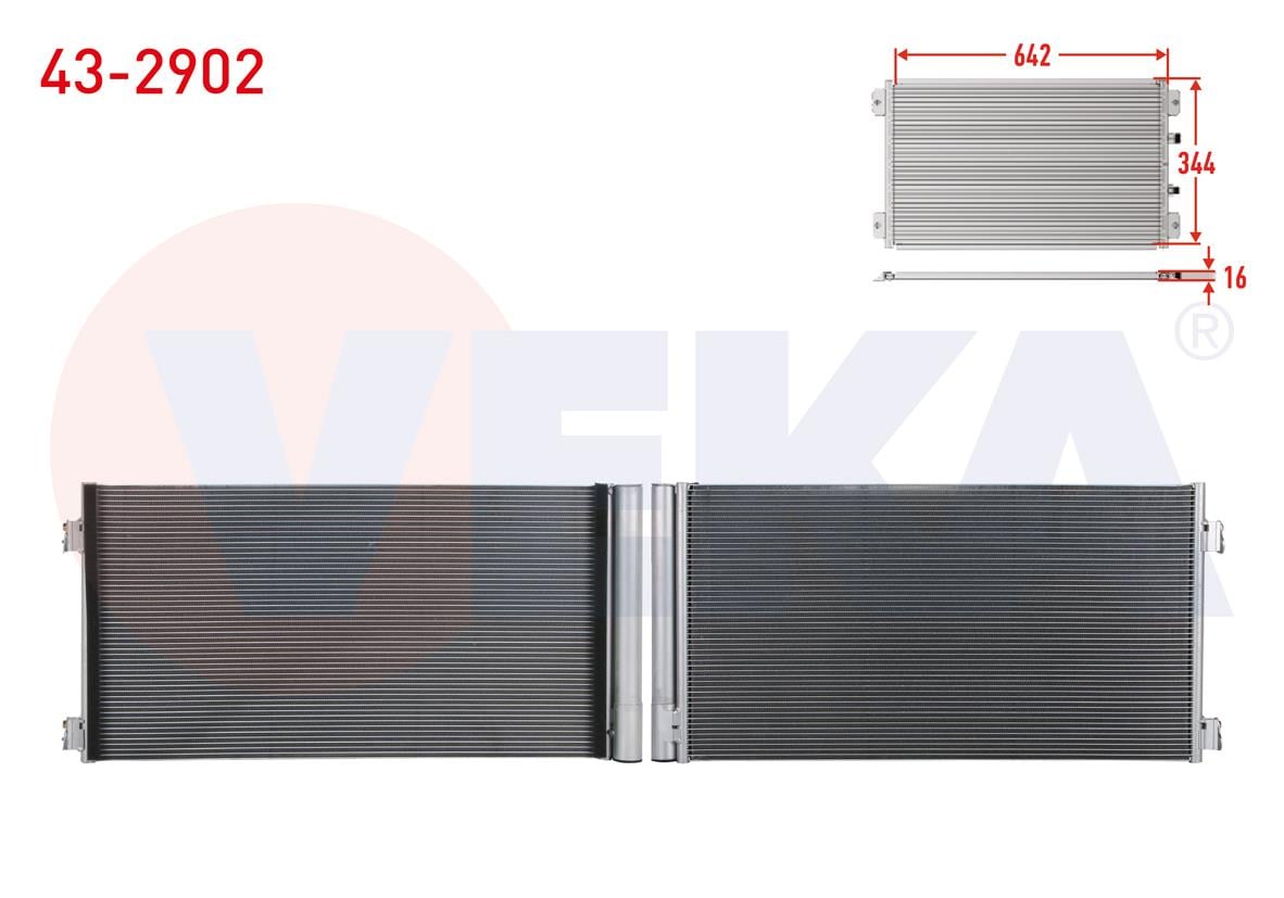KLIMA RADYATORU MINI COOPER (R56) 1.6i - 1.6 D 2010- / COOPER ONE 1.4i - 1.6i 2010-