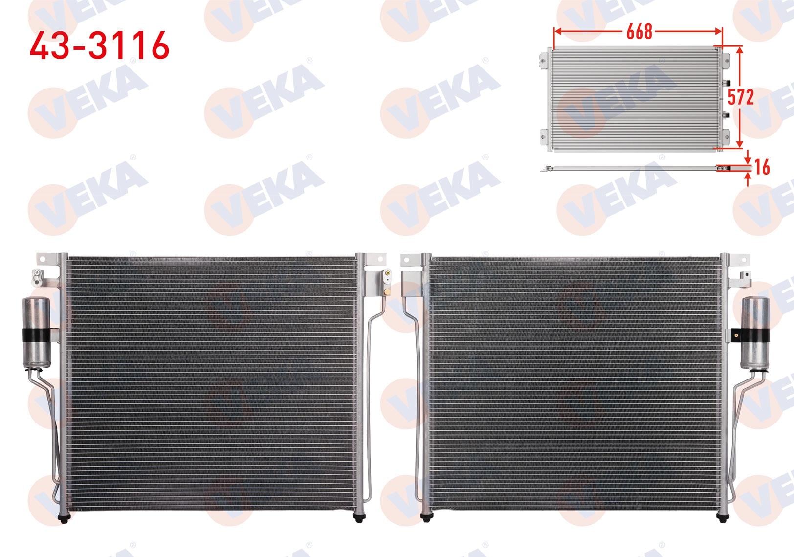 KLIMA RADYATORU NISSAN NAVARA (D40) 2.5 DCI 2005-2015