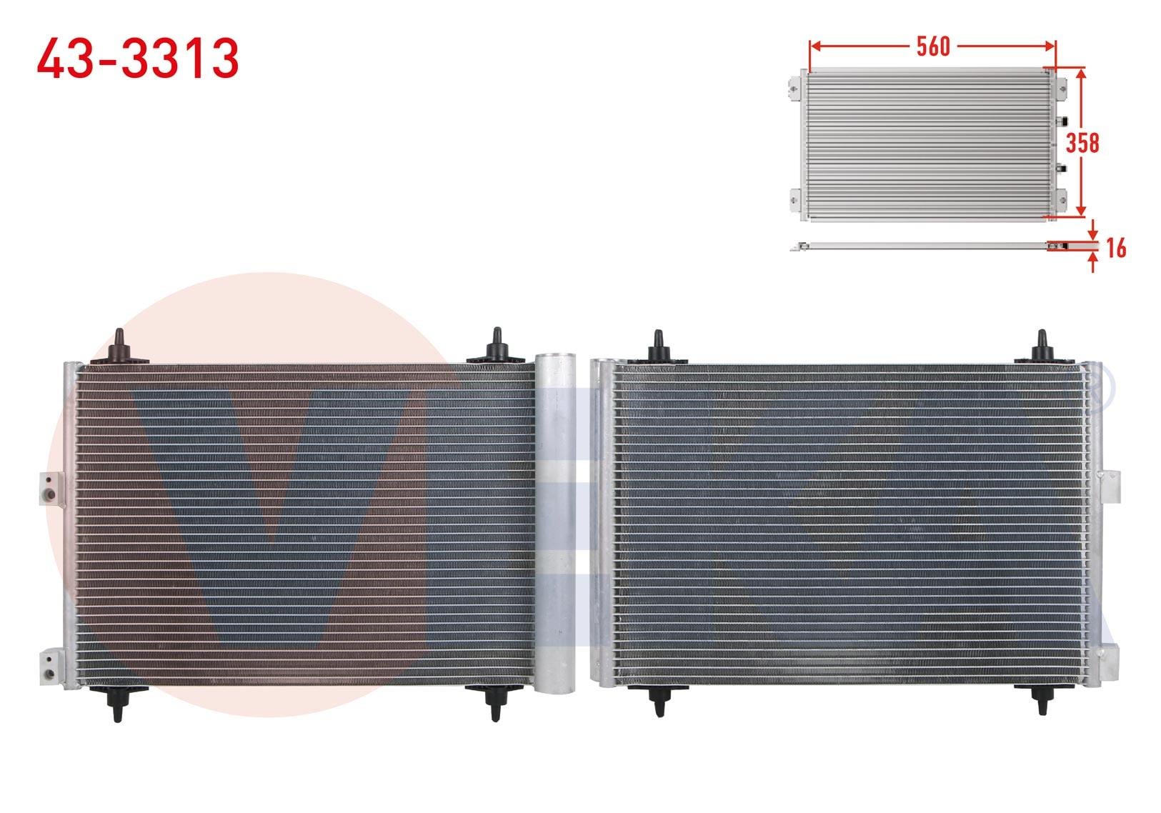 KLIMA RADYATORU PEUGEOT PARTNER (5F) 1.6 HDI M-T 2002-2008
