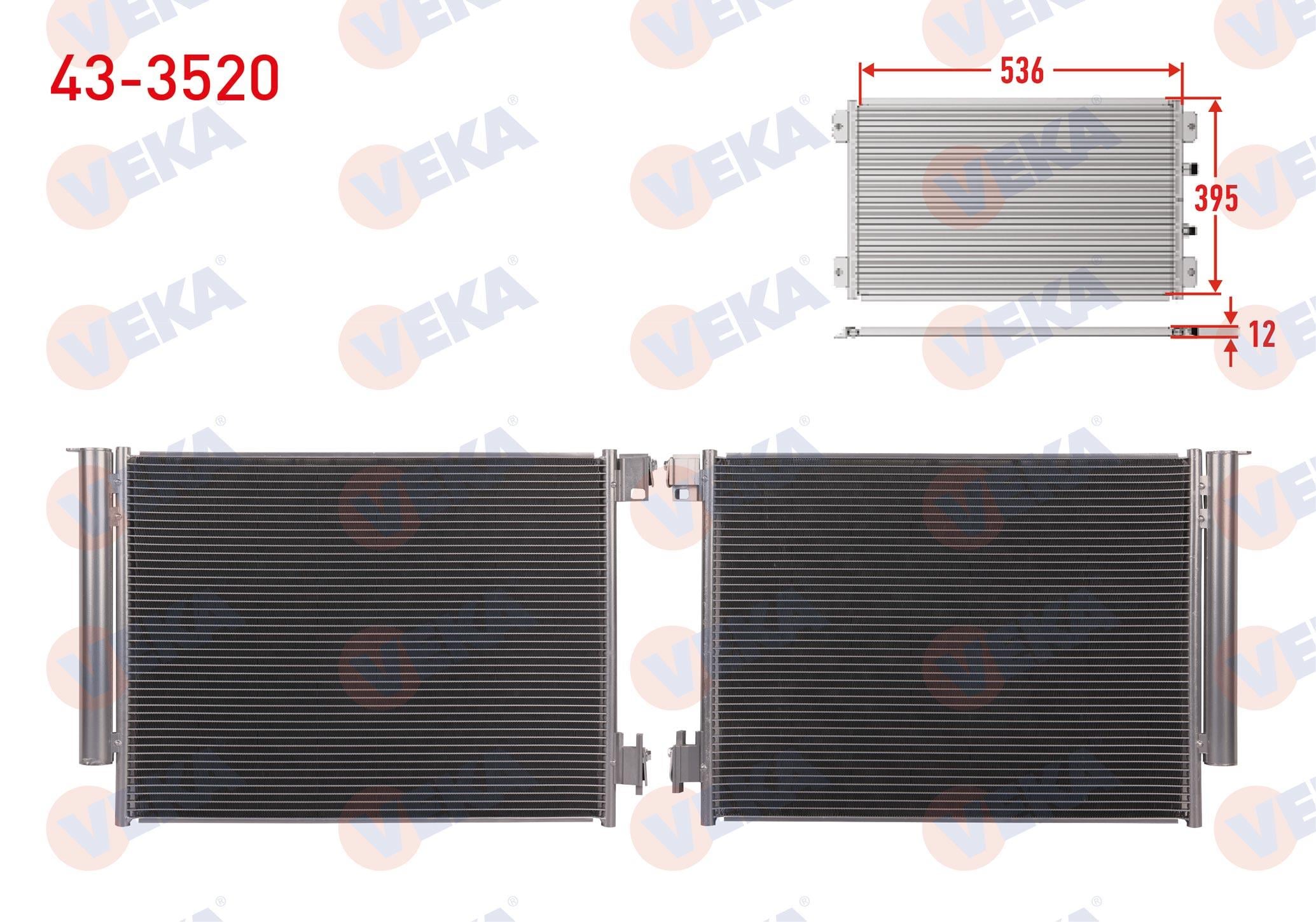 KLIMA RADYATORU RENAULT CLIO V, 5.5 1.0 TCe - 1.3 TCe - 1.5 BlueDCI 2019-2024 / CAPTUR II 1.0 TCe - 1.3 TCe - 1.5 DCI 2020- / NISSAN MICRA V (K14) 1.0 2016-/ JUKE (F16) 1.0 2020-