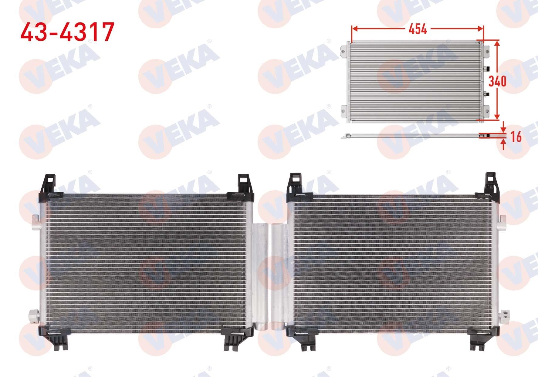 KLIMA RADYATORU TOYOTA YARIS (P13) 1.0 2010-2020 / 1.33 2011-2017