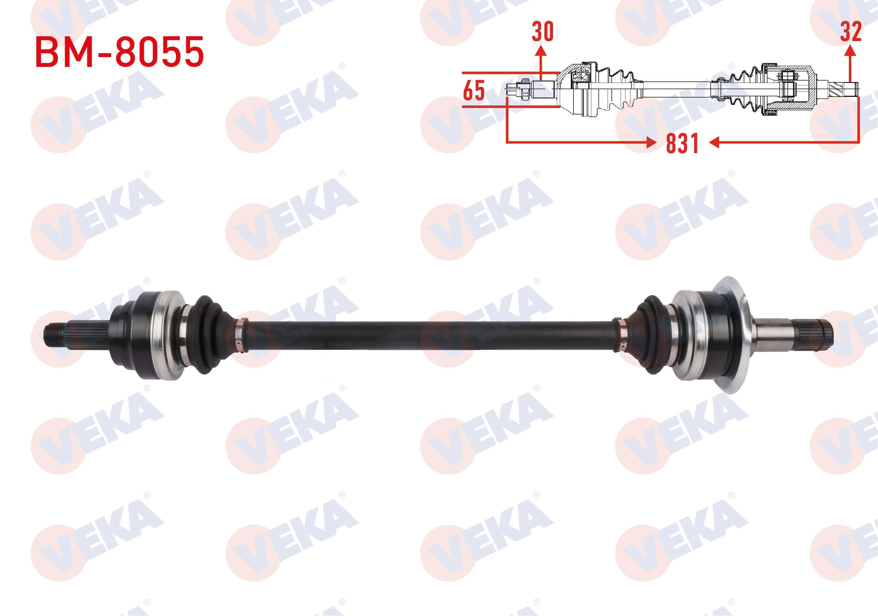 KOMPLE AKS SAG ARKA UZUNLUK 777mm BMW 5 GRAN TURISMO (F07) 530 D - 535 D X-DRIVE 8 A-T 2009-2017 / 7 (F01,F02,F03,F04) 730 - 735 -740 D X-DRIVE 8 A-T 2009-2017