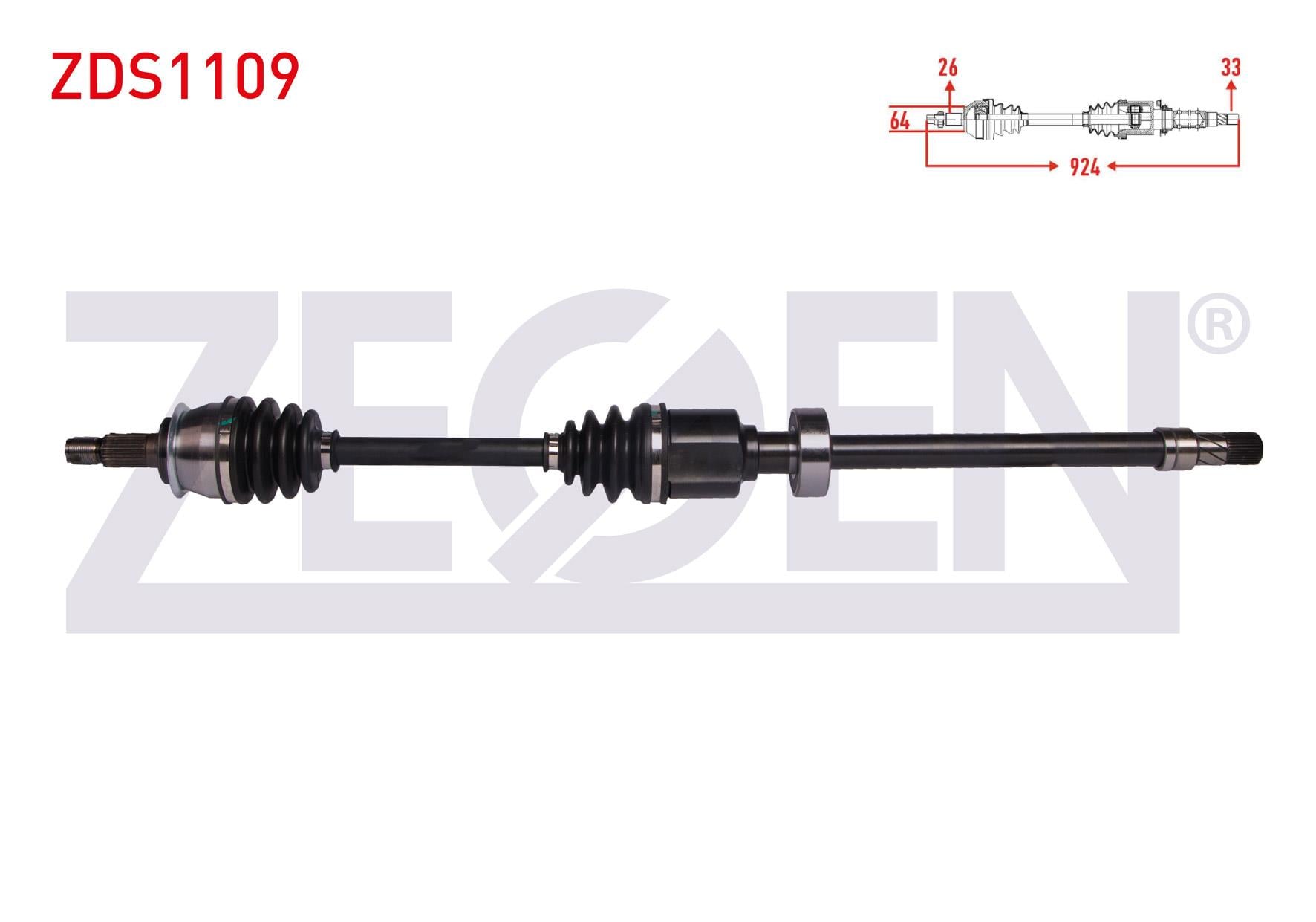 KOMPLE AKS SAG ON MINI COOPER (R50,R53) 1.6 M-T UZUNLUK 924 mm 2001-2006