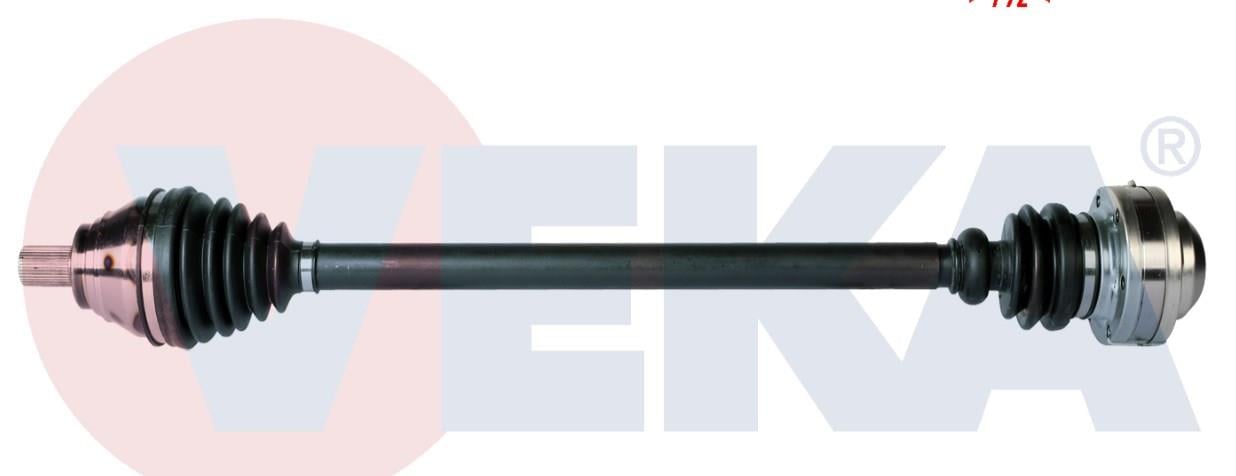 KOMPLE AKS SAG ON VOLKSWAGEN GOLF V (1K1) 2.0 TDI M-T 6 ILERI CFFB UZUNLUK 792mm 2003-2009 5Q0407762JX 1K0407272EN 1K0407272TP 1K0407272TM 5Q0407272E
