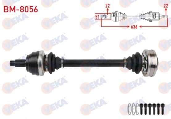 KOMPLE AKS SOL-SAG ARKA UZUNLUK 574mm BMW 3 SERISI (E30) 316i, 318i 1987-1991