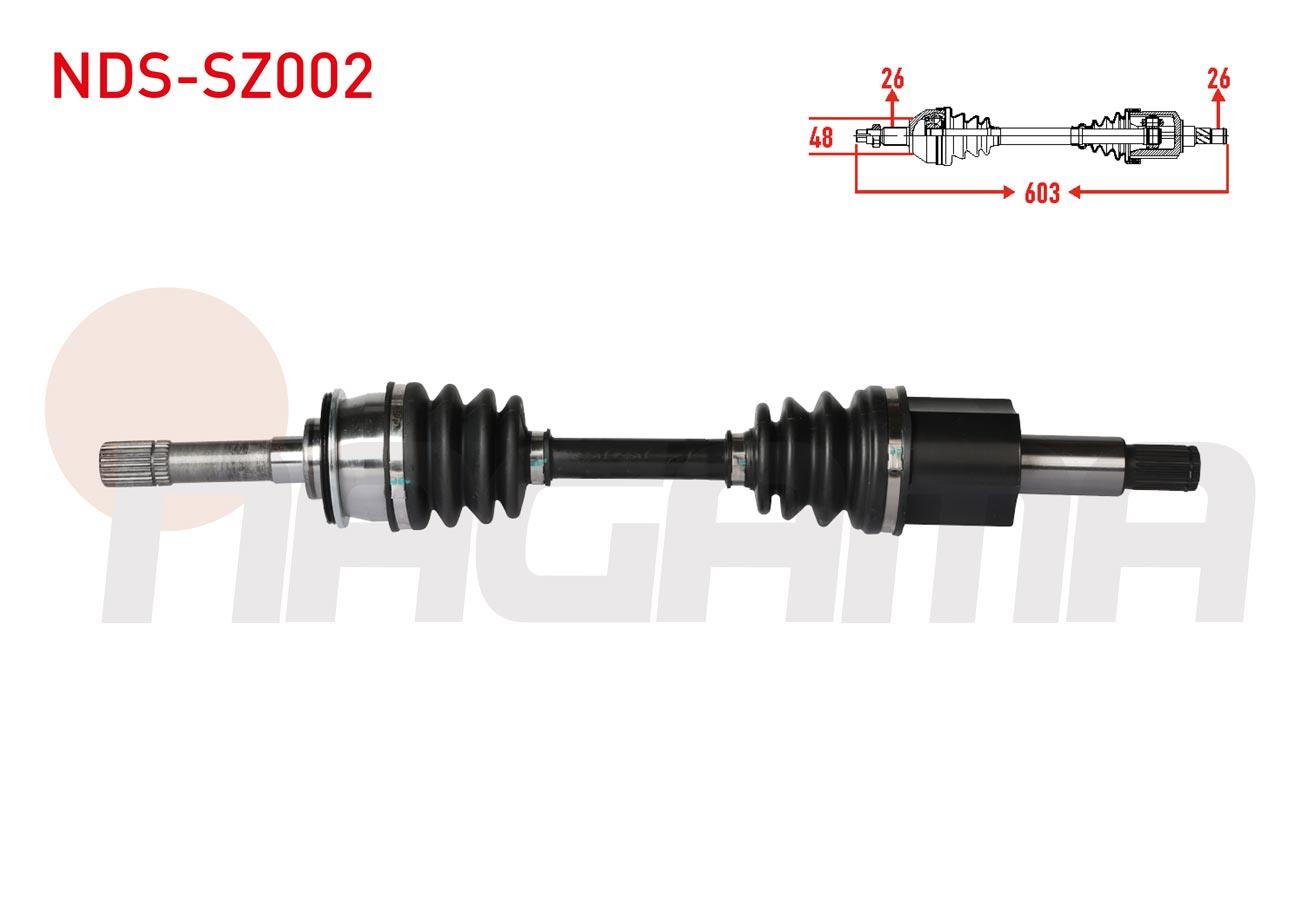 KOMPLE AKS SAG ON UZUNLUK 603mm SUZUKI VITARA (ET,TA) 1.6i 16v 1988-1999
