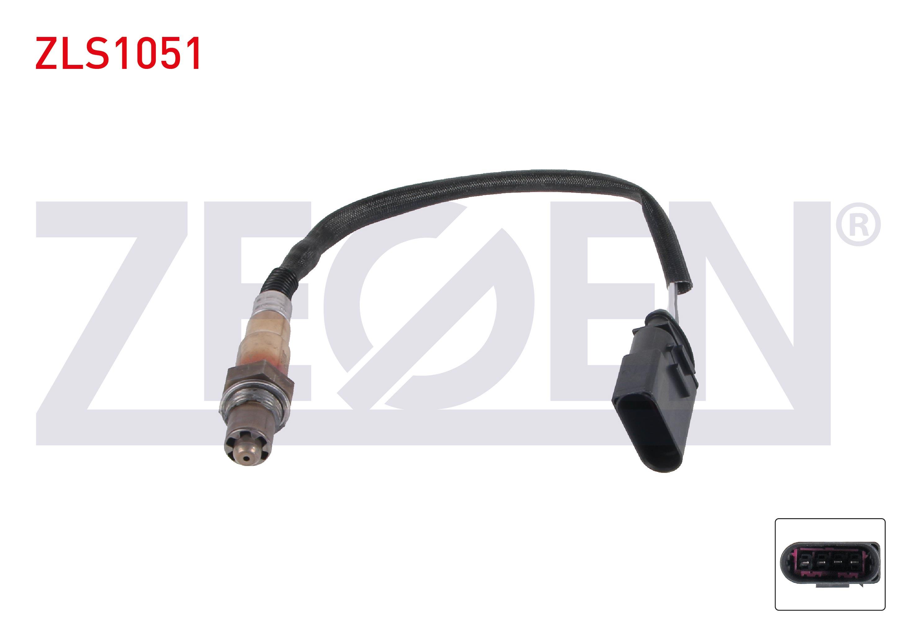 LAMBDA (OKSIJEN) SENSORU 350 mm VOLKSWAGEN POLO 1.4i (BLM) 2001-2012/ AUDI A3 1.8 (AMK-APY) 1996-2003/ TT 1.8 T (APX-BAM-BEA) 1998-2006/ SEAT CORDOBA - IBIZA IV 1.6 (BAH) 2002-2009