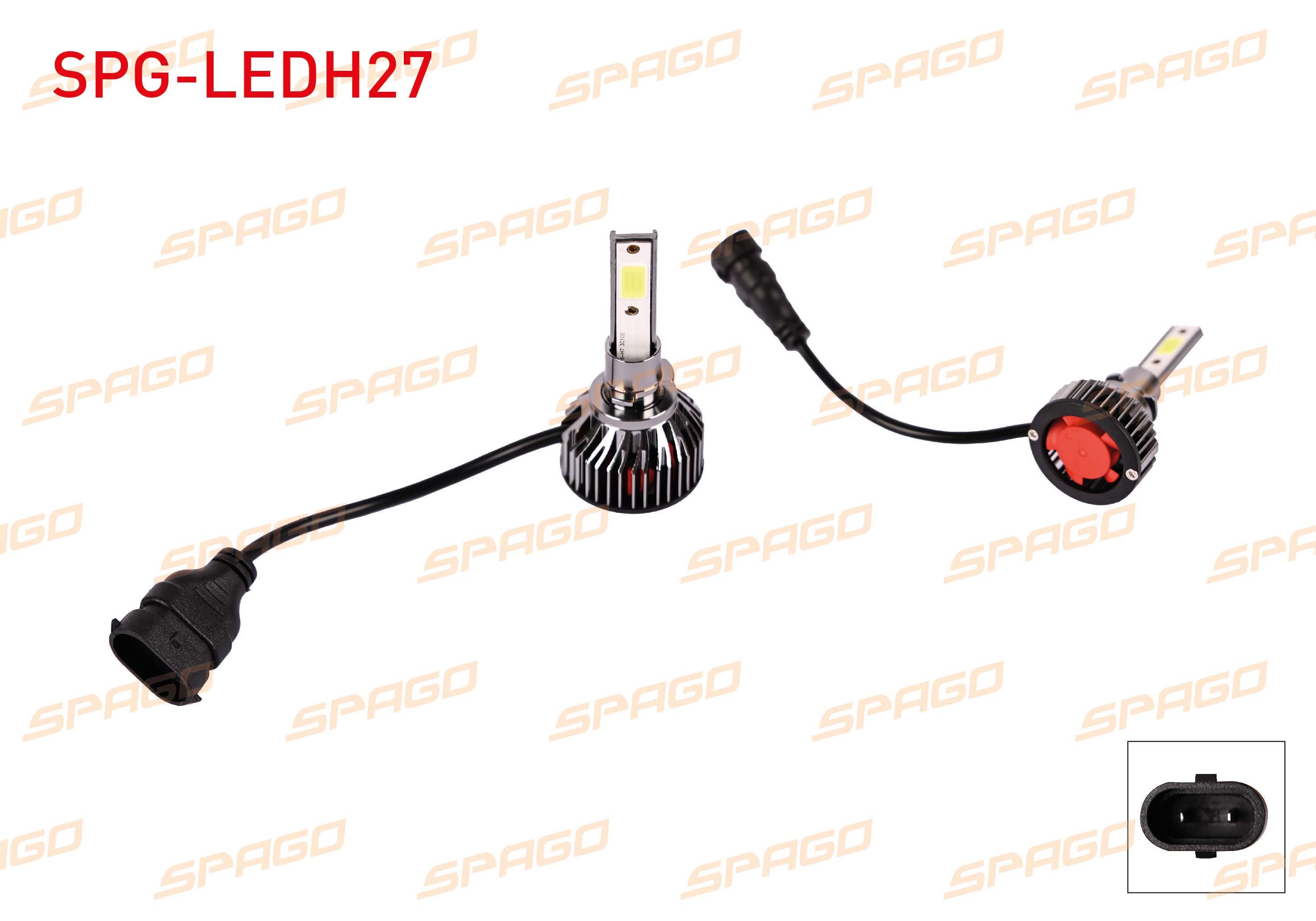 LED AMPUL 8000 KELVIN 12V H27