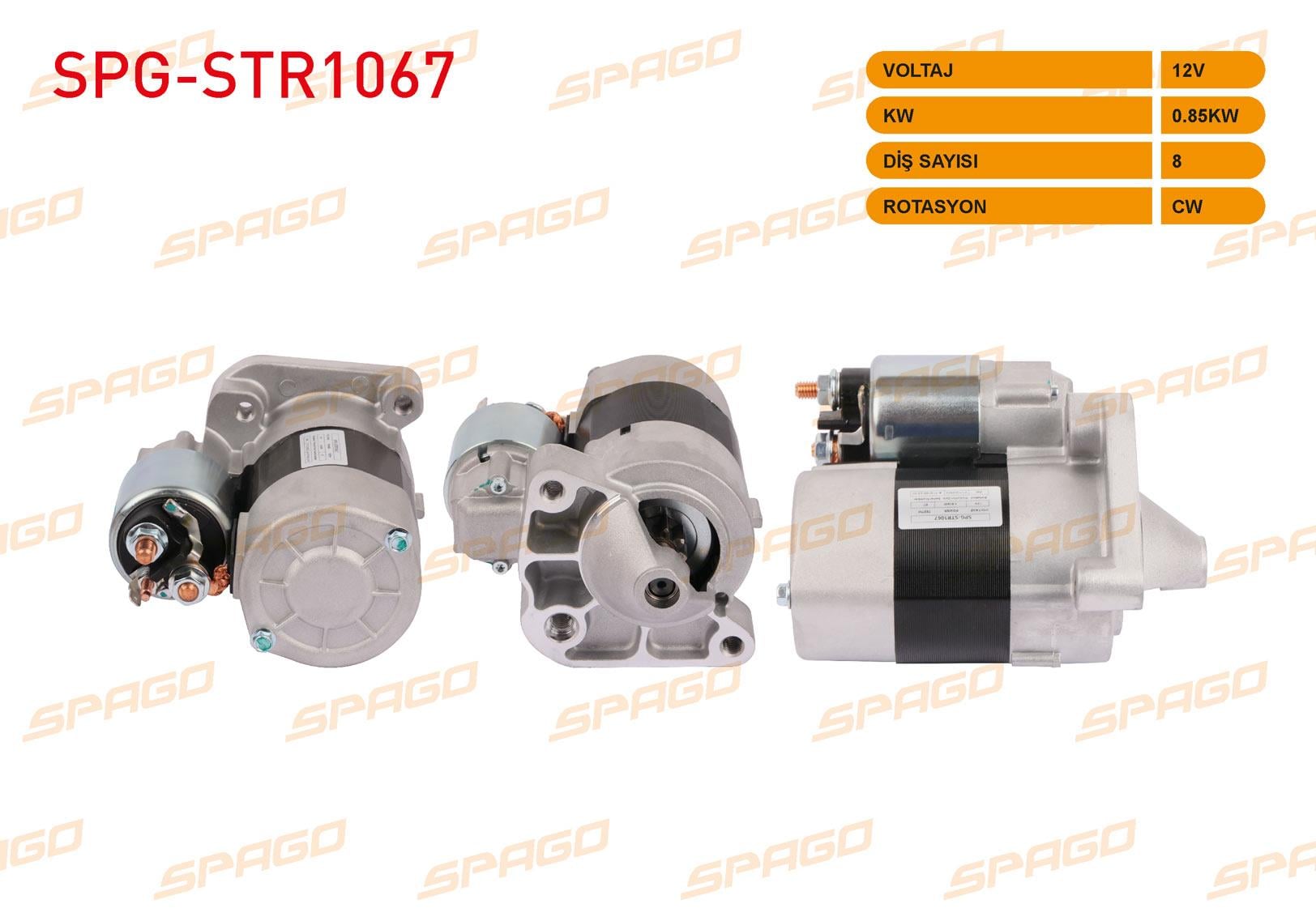 MARS MOTORU 12V/0.85 KW 8 DIS CW RENAULT CLIO II 1.4 1998-2005 / MEGANE I 1.4 1996-2003 / DACIA SANDERO, LOGAN 1.6 2008-