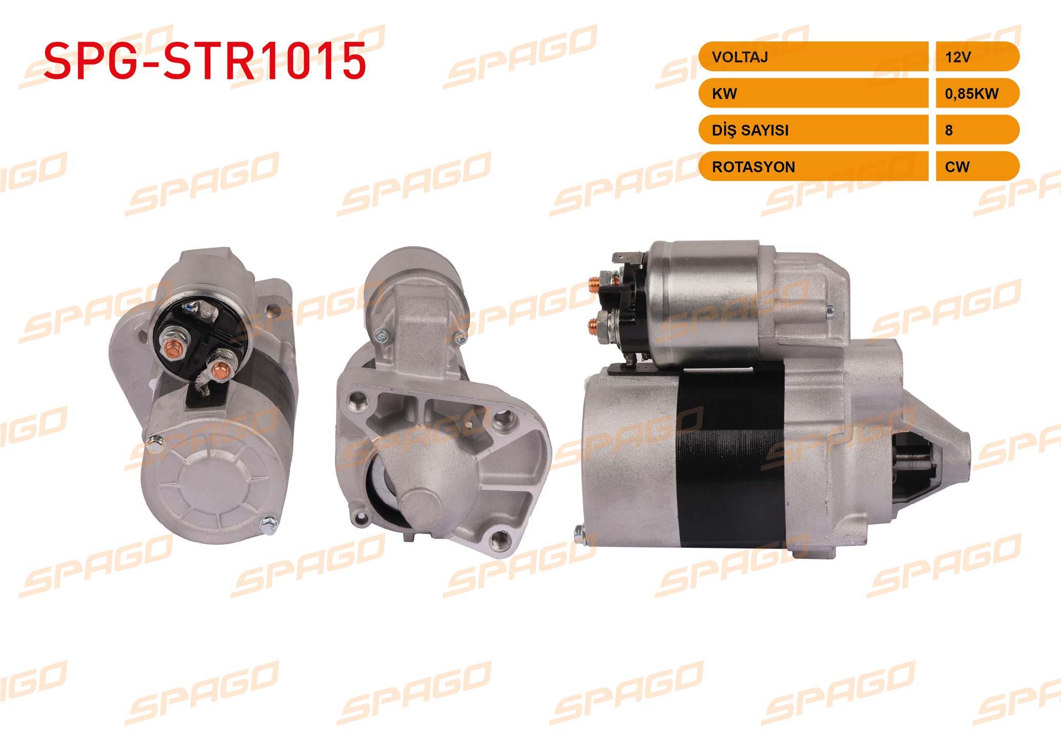 MARS MOTORU 12V/0.85 KW 8 DIS CW (STR3210) RENAULT CLIO II 1.4 1998-2005 / CLIO SYMBOL I 1.4 - 1.6 2000-2009 / KANGOO 1.6 2001-2009/ LAGUNA I - II - II 1.6 1997- / MEGANE II - III 1.6 2002-2015