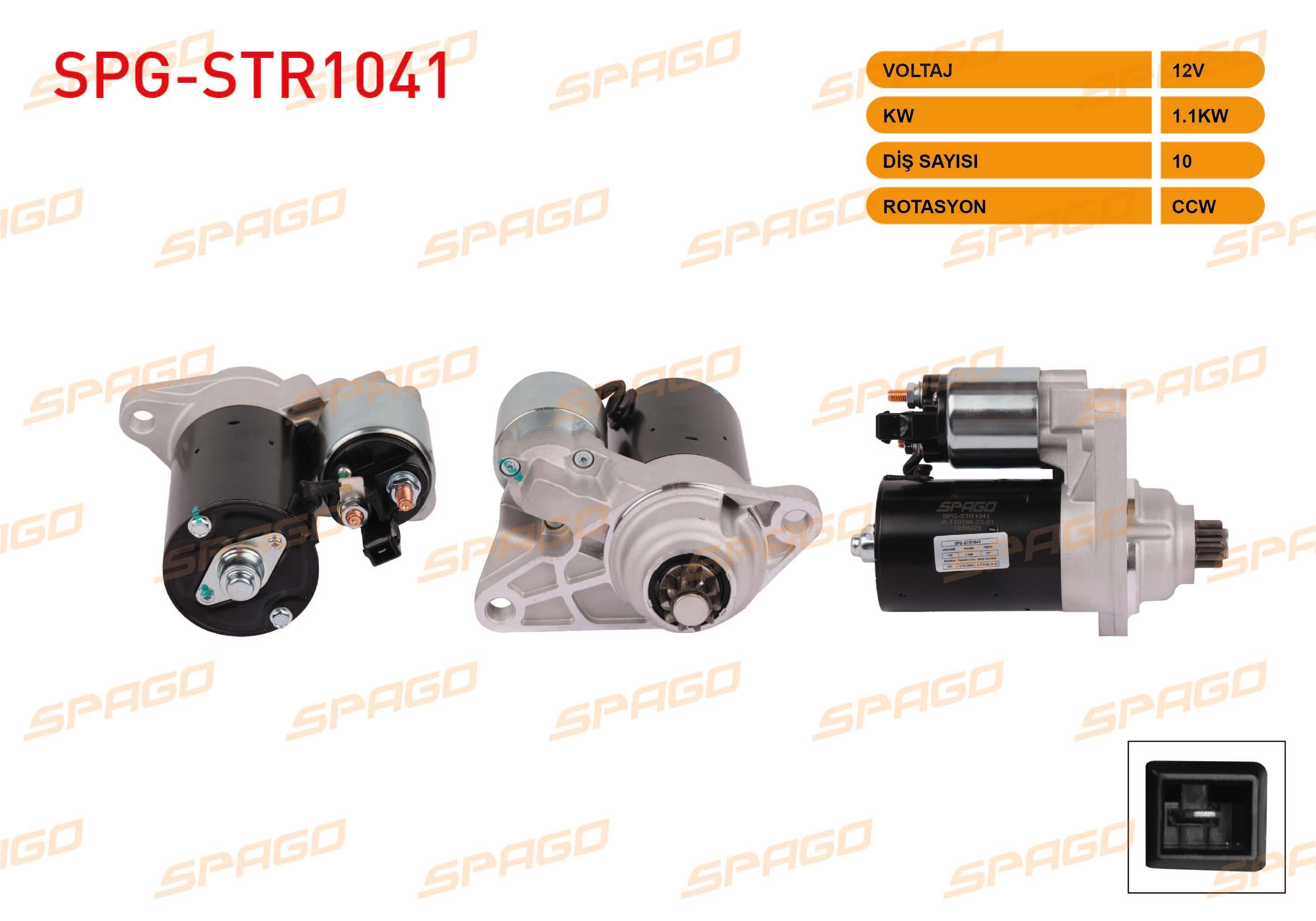 MARS MOTORU 12V/1.1KW 10 DIS CCW B TIPI (STR6556) GOLF IV 1.6 97-05/BORA 1.6 1998-2005/POLO 1.2 - 1.4 2001-2008/IBIZA III 1.4 16v 2002-2009/CORDOBA 1.2 2002-2006/FABIA 1.2 - 1.4  2001-2008