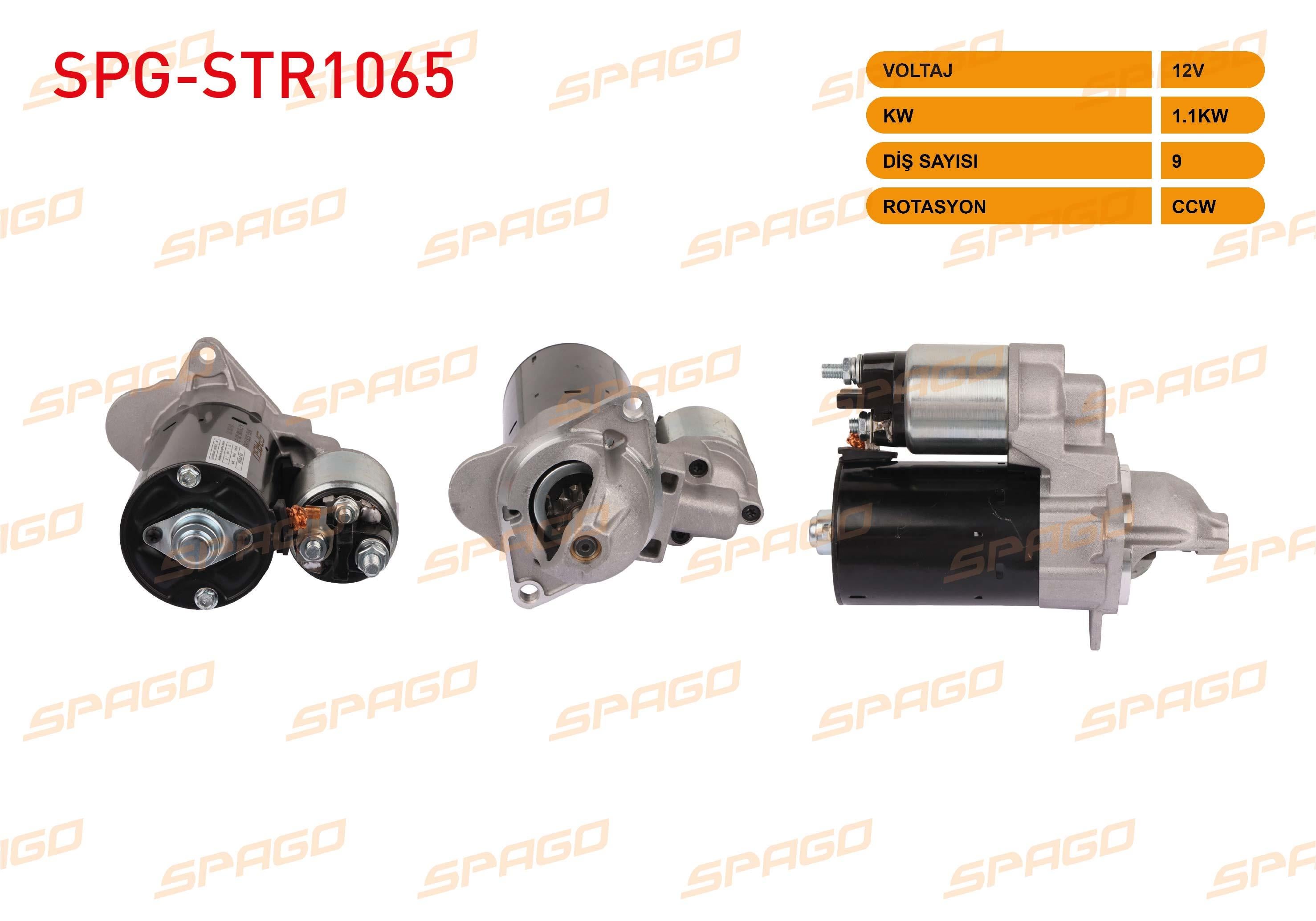 MARS MOTORU 12V/1.1KW 9 DIS CW (STR5129) OPEL ASTRA J 1.4 T 2009-2016 / CORSA D 1.4 T 2006-2014 / CORSA E 1.4 T 2014-2020 / MOKKA 1.4 2012-