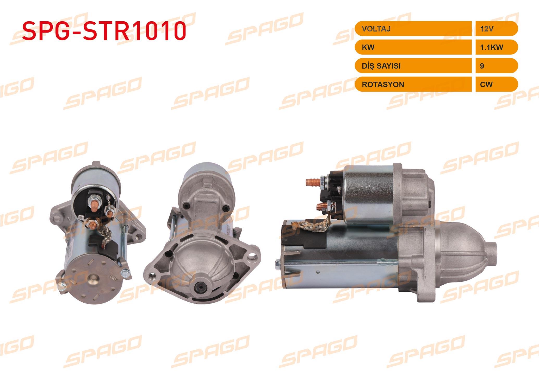 MARS MOTORU 12V/1.1KW 9 DIS CW V TIPI OPEL ASTRA H 1.3 CDTI 2004-2010/ CORSA -COMBO  C 1.3 CDTI 2000-2006/ CORSA - COMBO D 1.3 CDTI 2006-2014/ FIAT LINEA 1.3 MJT 2007-