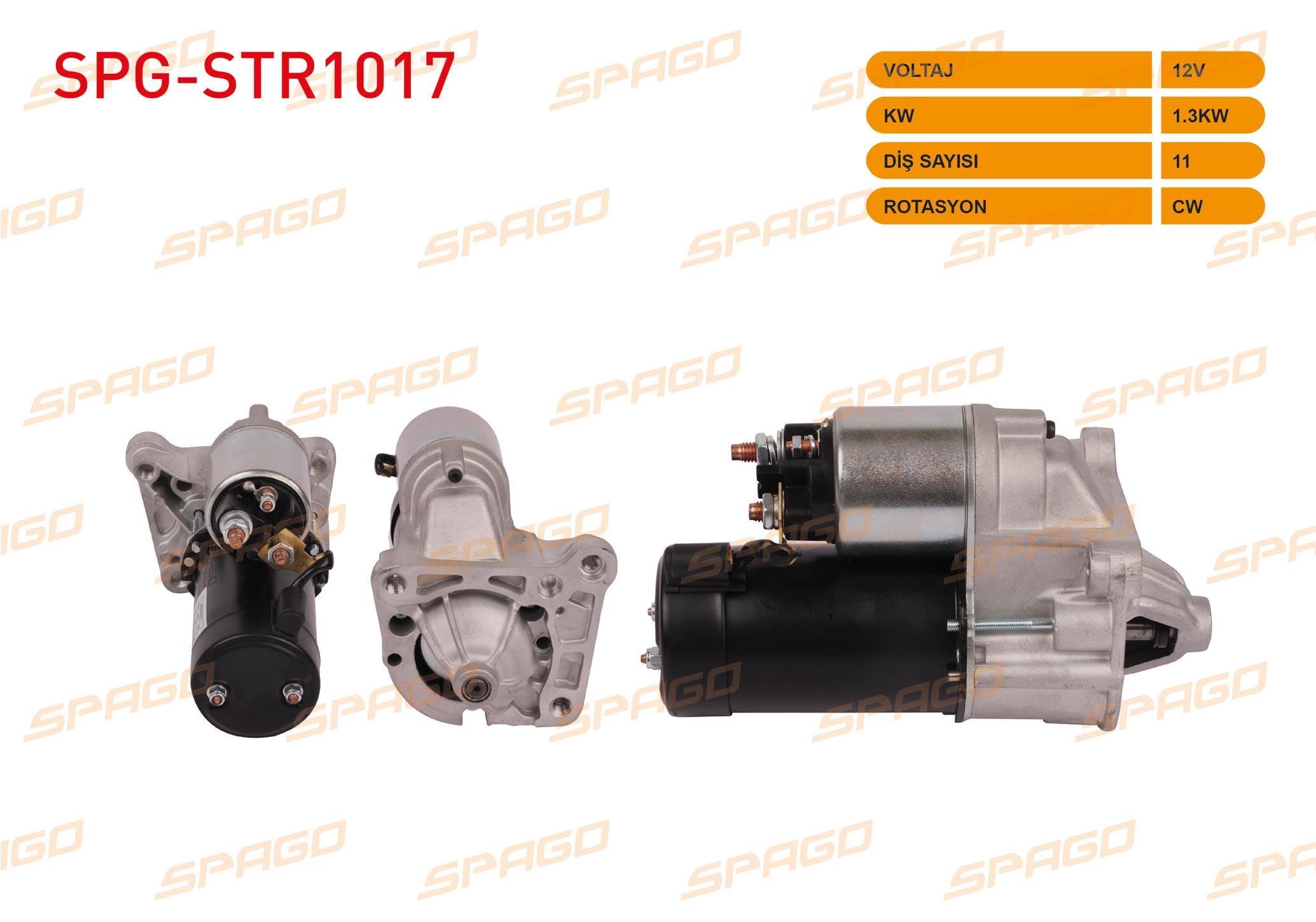 MARS MOTORU 12V/1.3KW 11 DIS CW RENAULT KANGOO 1.9 DCI 2000- /  MEGANE I 1.9 DCI 1996-2003 / SCENIC 1.9DCI 2001-2003