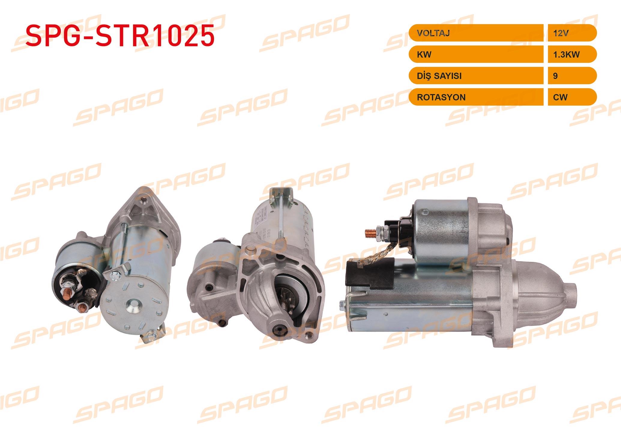 MARS MOTORU 12V/1.3KW 9 DIS CW (STR3300) FIAT DOBLO 1.3 MJT 2005-/  EGEA 1.3 MJT 2016-2020/ LINEA 1.3 JTD 2007-/ FIORINO 13 JTD 2007-/ G.PUNTO  1.3 MJT 2005-/ ALBEA 13. JTD 2003-2009
