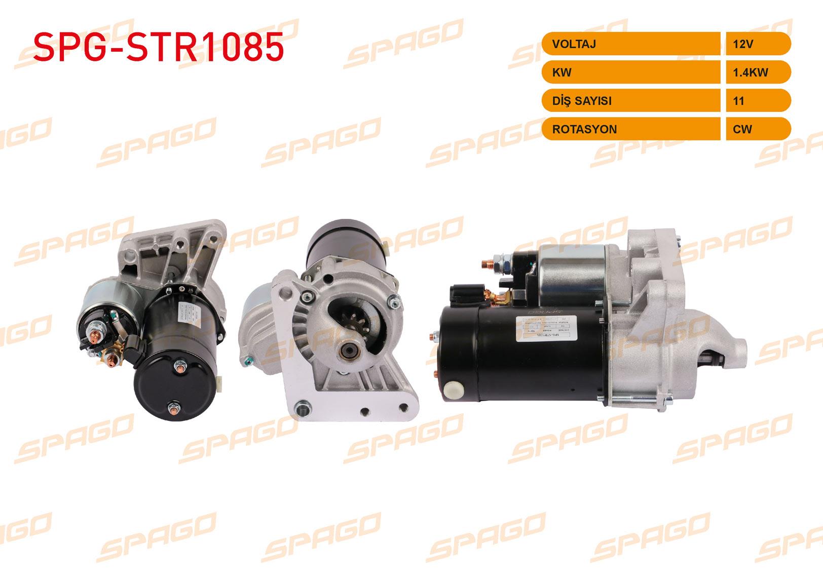 MARS MOTORU 12V/1.4 KW 11 DIS CW (STR3032) PEUGEOT 2008 1.4 HDI, 1.6 HDI 2013- / PARTNER 1.6 HDI 2005-2010 / RIFTER 1.5 BLUEHDI, 1.6 BLUEHDI 2018- / CITROEN BERLINGO 1.5 BLUEHDI 18- / C3 1.4 HDI 2002-