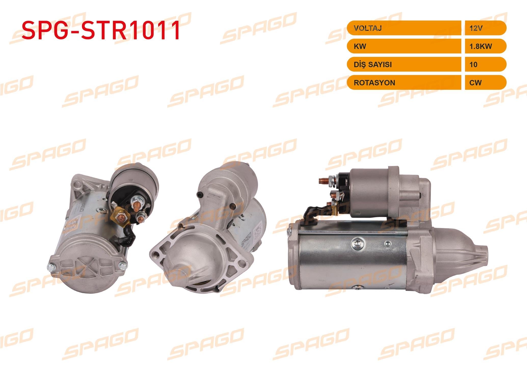 MARS MOTORU 12V/1.8KW 10 DIS CW (STR3162) OPEL ASTRA H 1.3 CDTI 2004-2010 / ASTRA J 1.3 CDTI 2009-2016/ CORSA -COMBO  C 1.3 CDTI 2000-2006/ CORSA - COMBO D 1.3 CDTI 2006-2014/ FIAT DOBLO 1.3 MJT 2006-