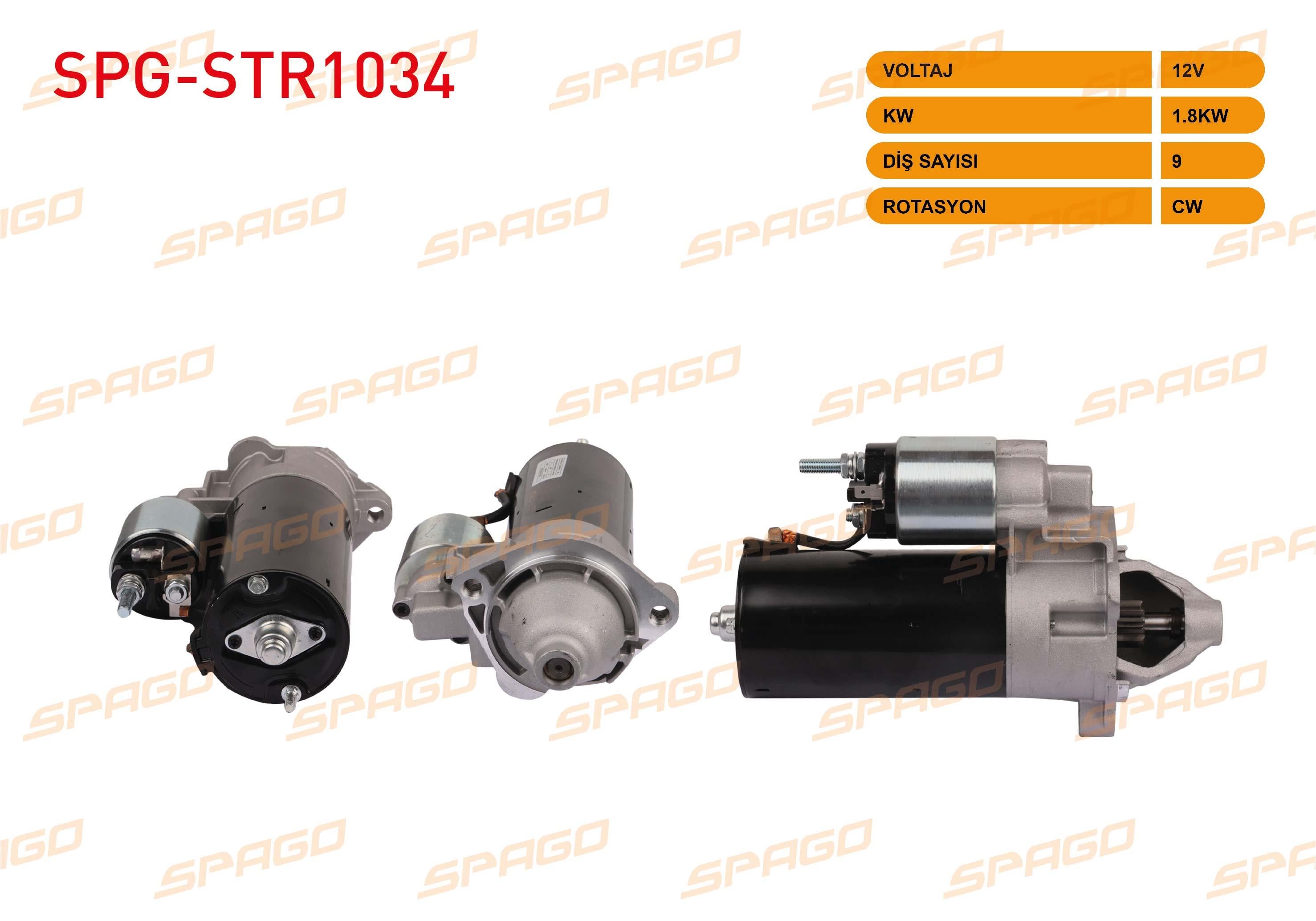 MARS MOTORU 12V/1.8KW 9 DIS CW (STR6523) PASSAT 1.9 TDI 1996-2000 / A4 1.9 TDI 2000-2004 / A6 1997-2004 / SUPERB 1.9 TDI 2001-2008