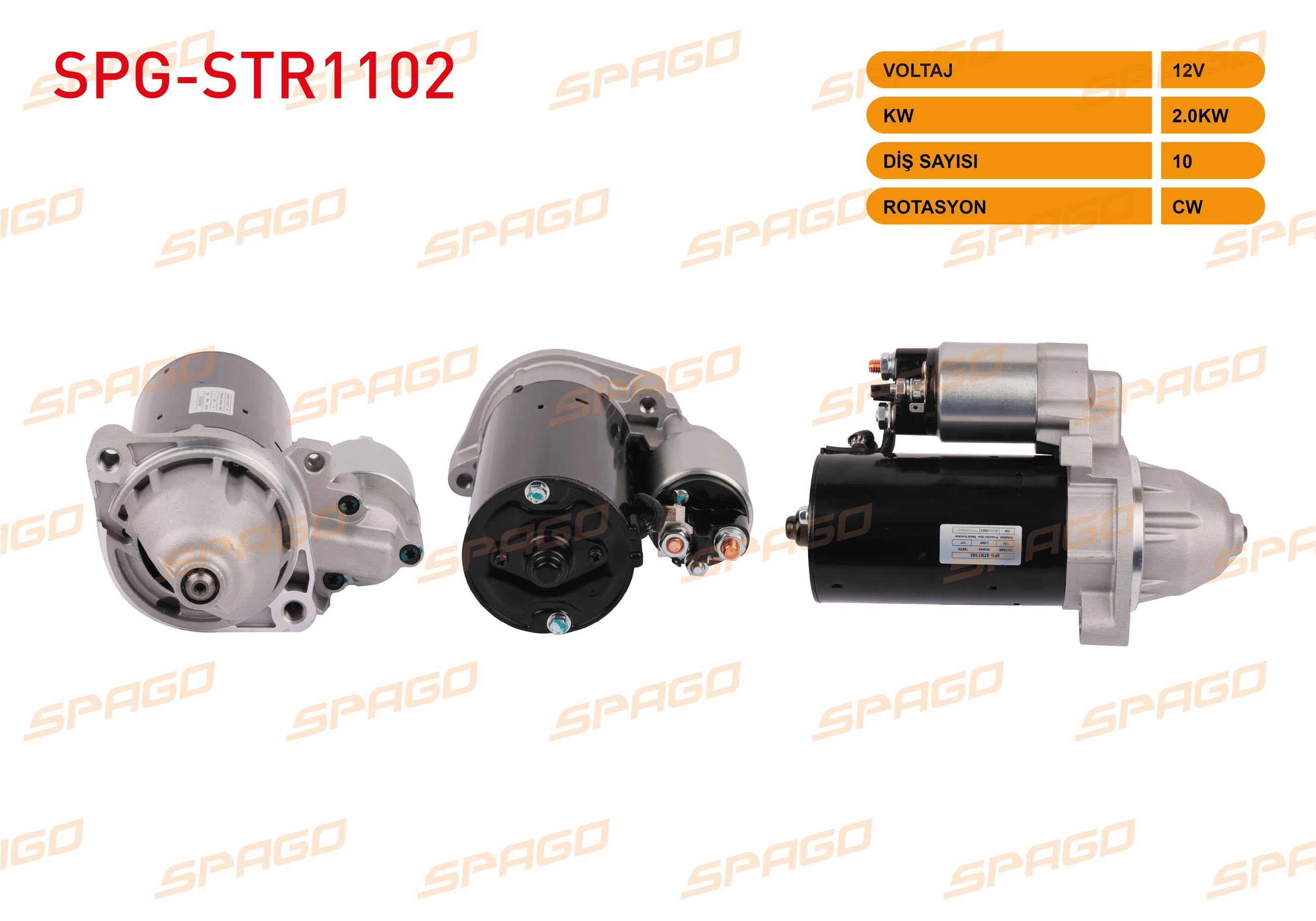 MARS MOTORU 12V/2 KW 10 DIS CW MERCEDES C SERISI (W202) C250 1995-2000 / W203 C200 2000-2007 / E SERISI (W210) E220 D 1995-199 / W211 E200 CDI 2002-2008 / SPRINTER (B904) 412 D 1996-2006