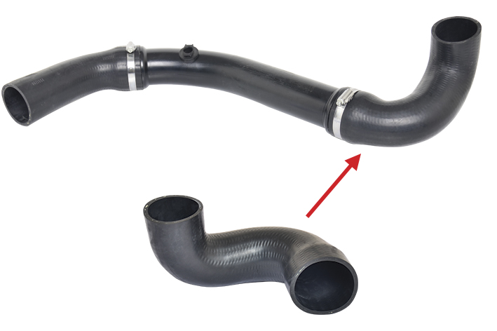 MERCEDES 210 E220 CDI INTERCOOLER SOL ALT HORTUMU 2105280982 2105200001
