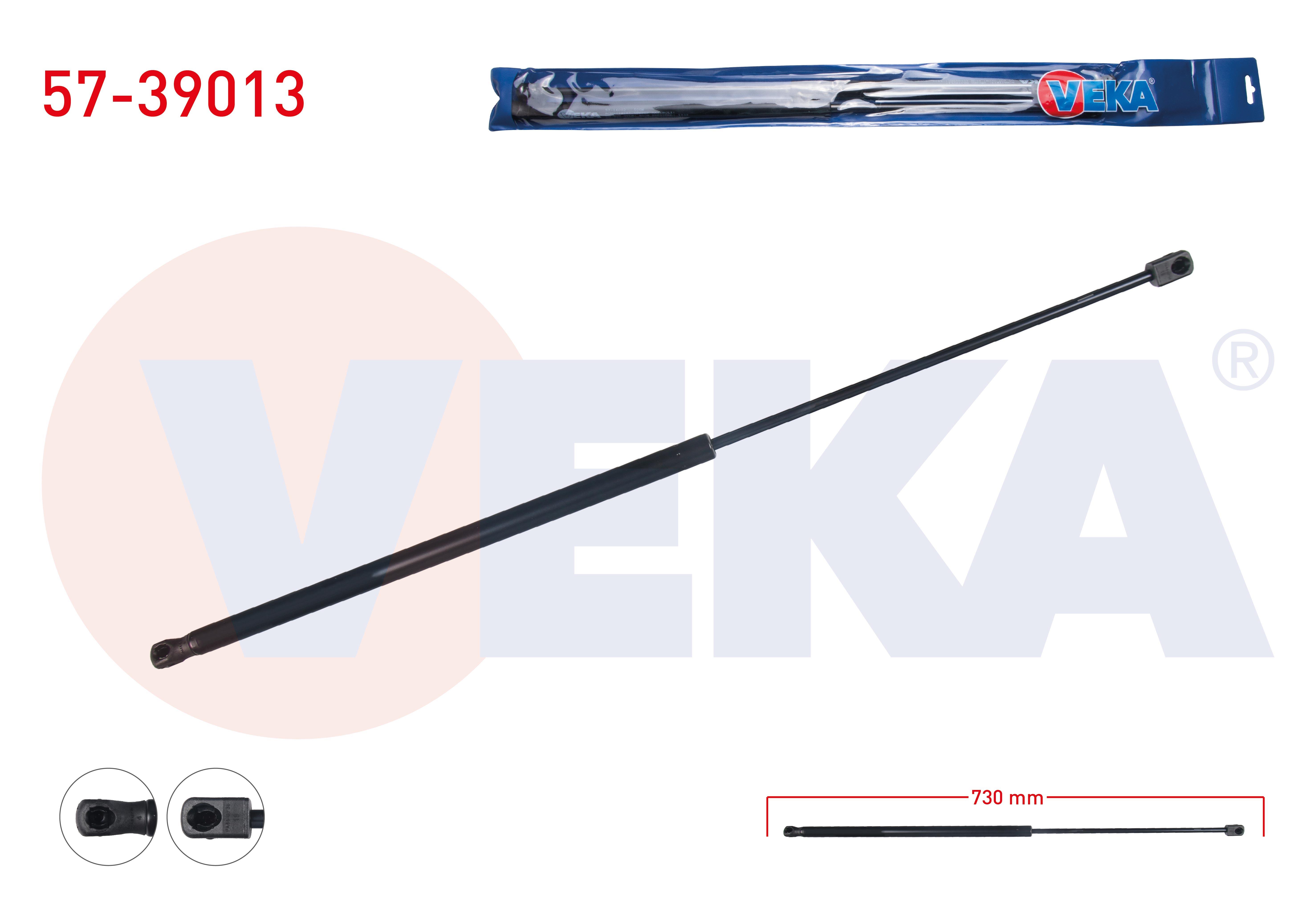 MOTOR KAPUT AMORTISORU 730mm/315N SKODA SUPERB 2010-2015