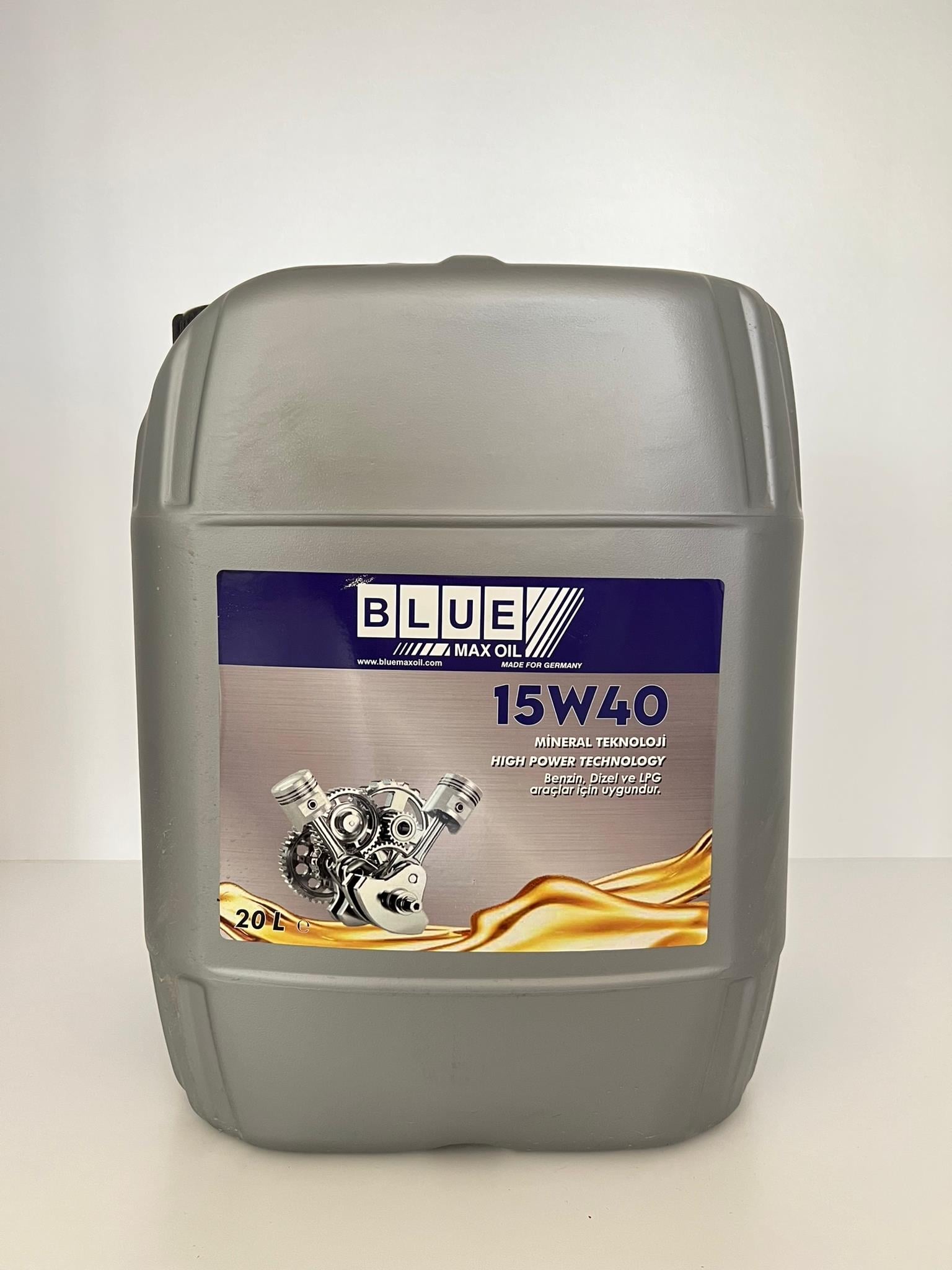 MOTOR YAĞI 15W40 20 LİTRE TAM SENTETİK