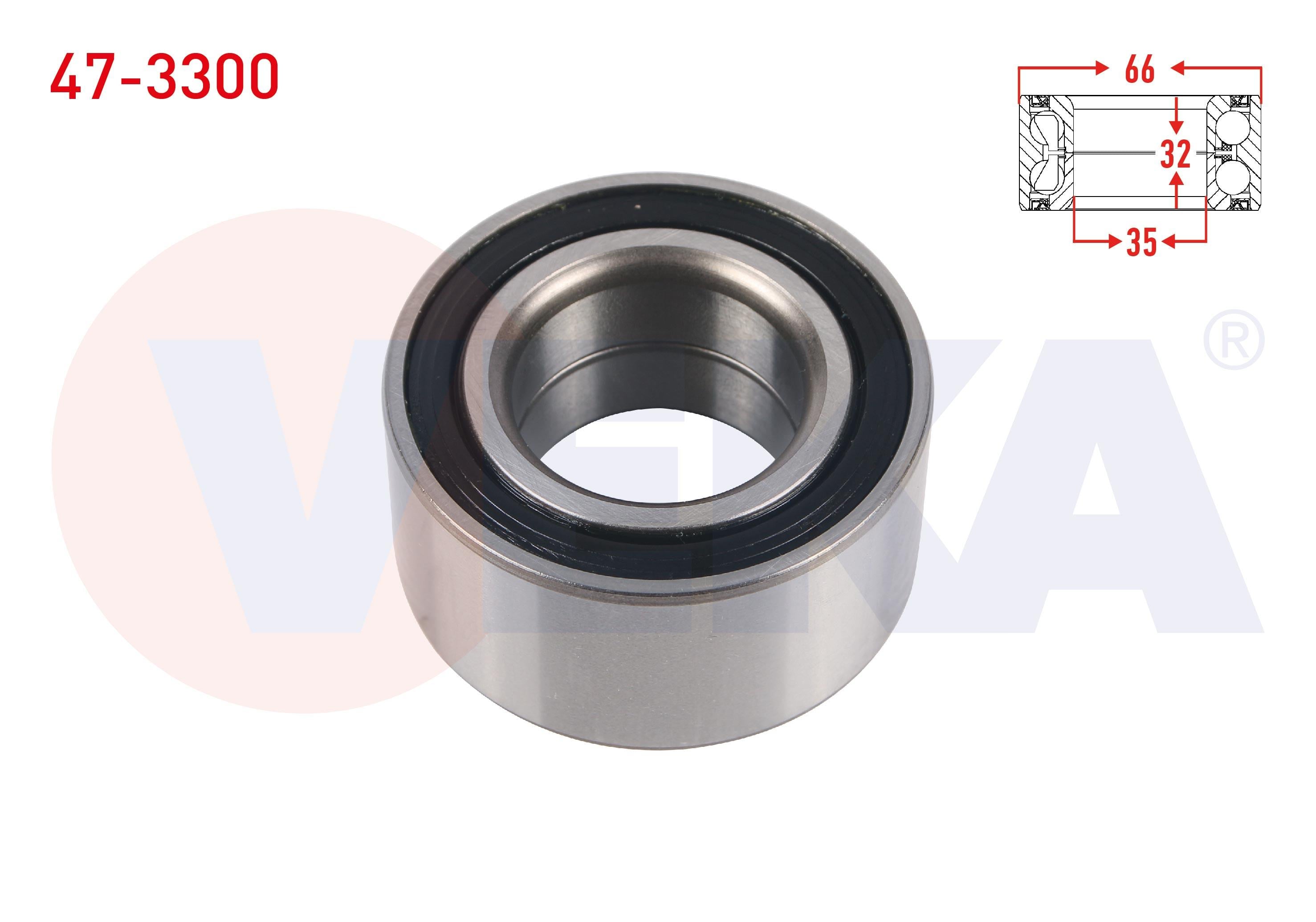 ON TEKERLEK RULMANI SOL-SAG 35X66X32 PEUGEOT 106 II 1.0i 1996-2002 / CITROEN SAXO 1.4 -1.6 - 1.5 D 1996-2004 / CITROEN AX 1.0 - 1.4 1986-1998